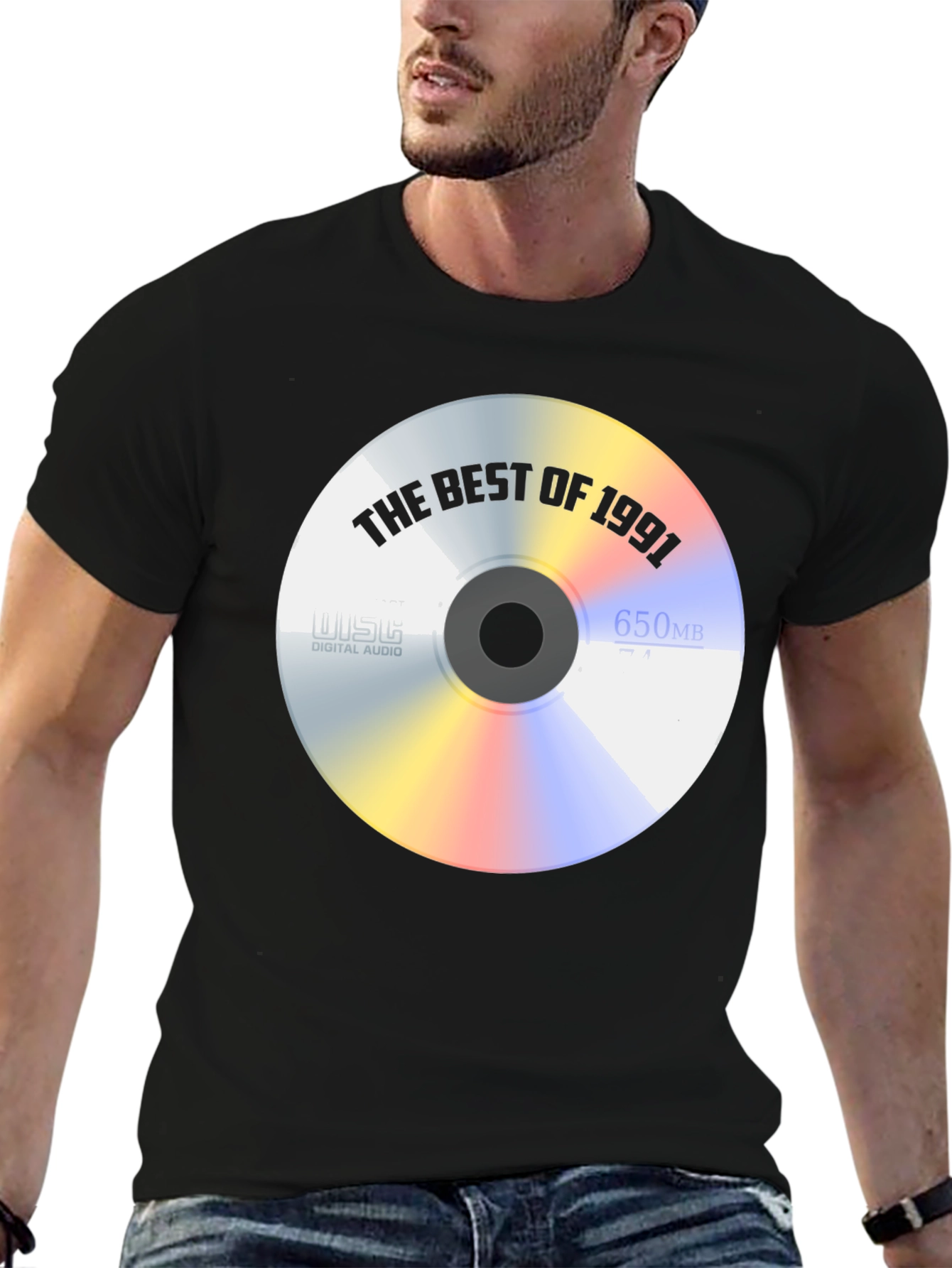 Black The Best of 1991 CD Graphic Tee - Retro Nostalgia view 6