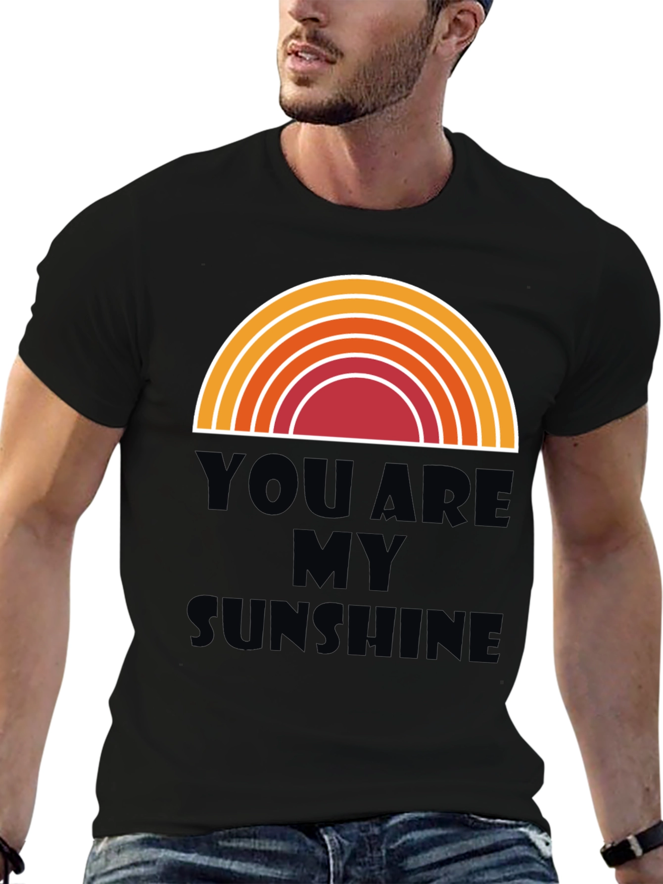 Black You Are My Sunshine Graphic Tee view 6