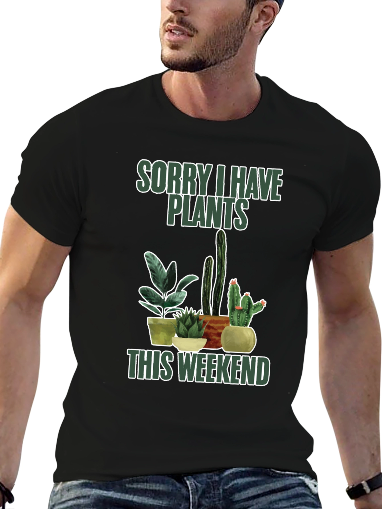 Sorry I Have Plants T-Shirt - Plant Lover Tee - 6