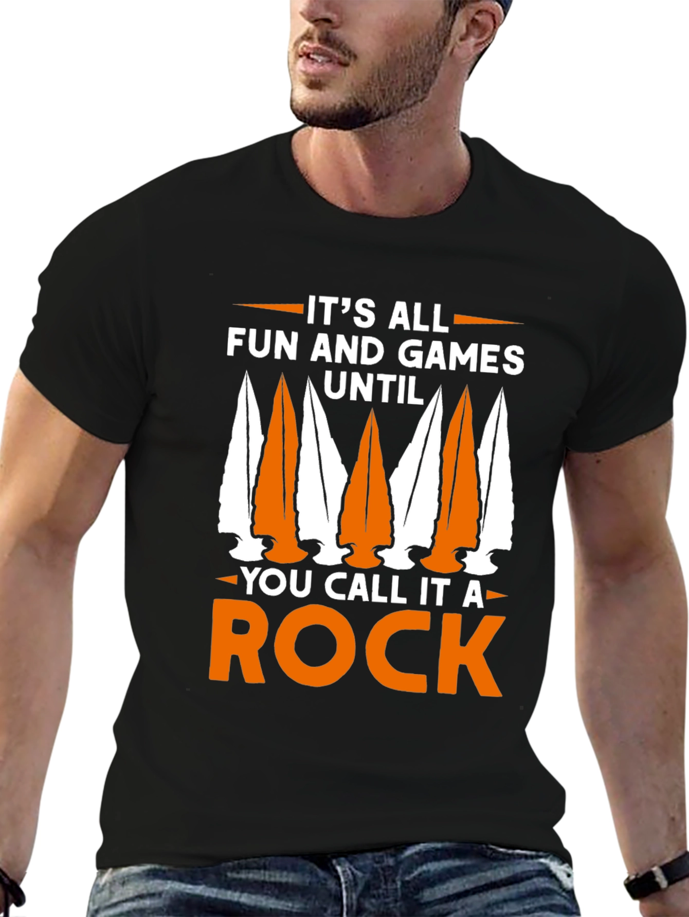 Black It's All Fun and Games T-Shirt view 6