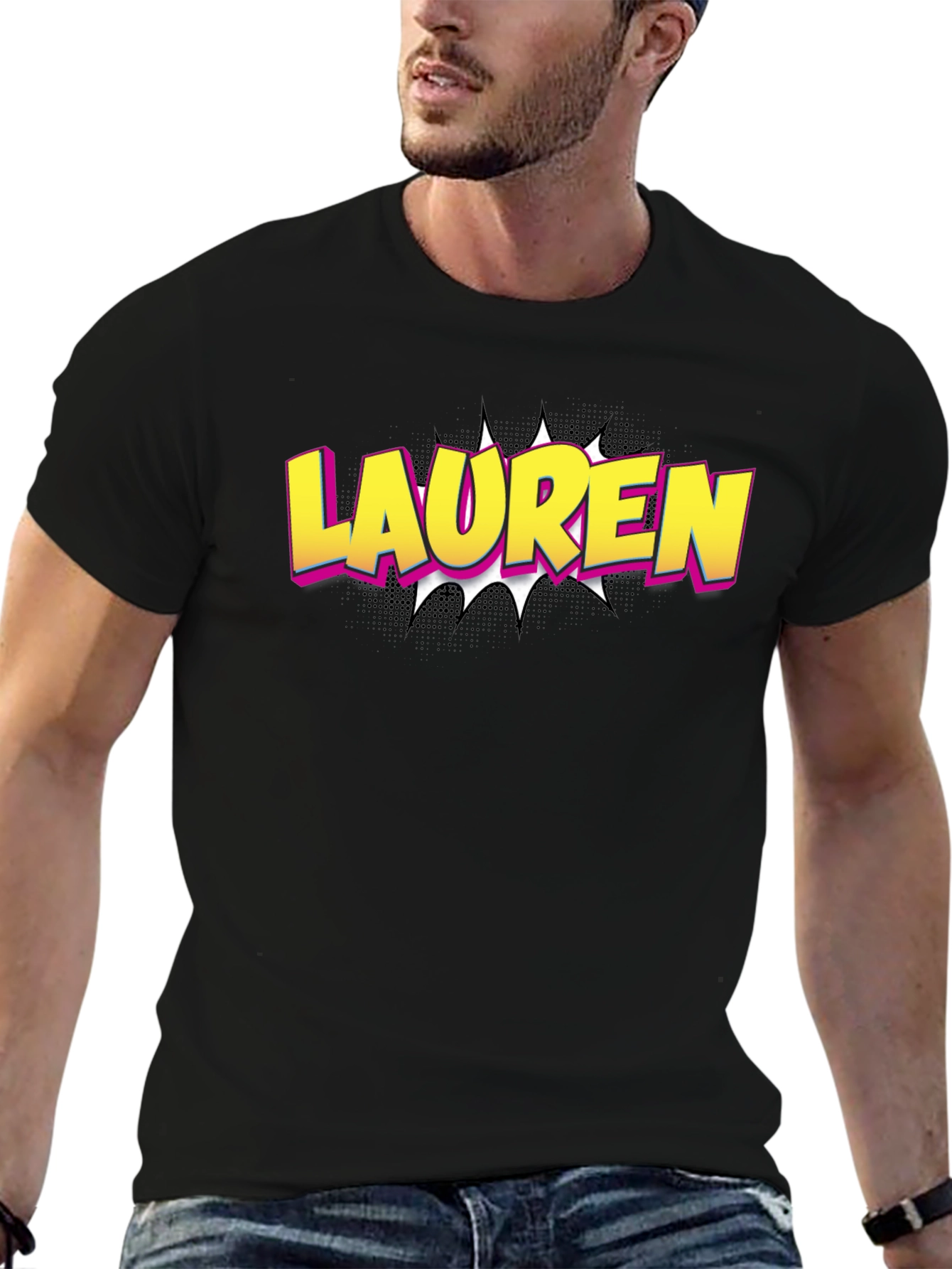Lauren Comic Book Style T-Shirt - 6