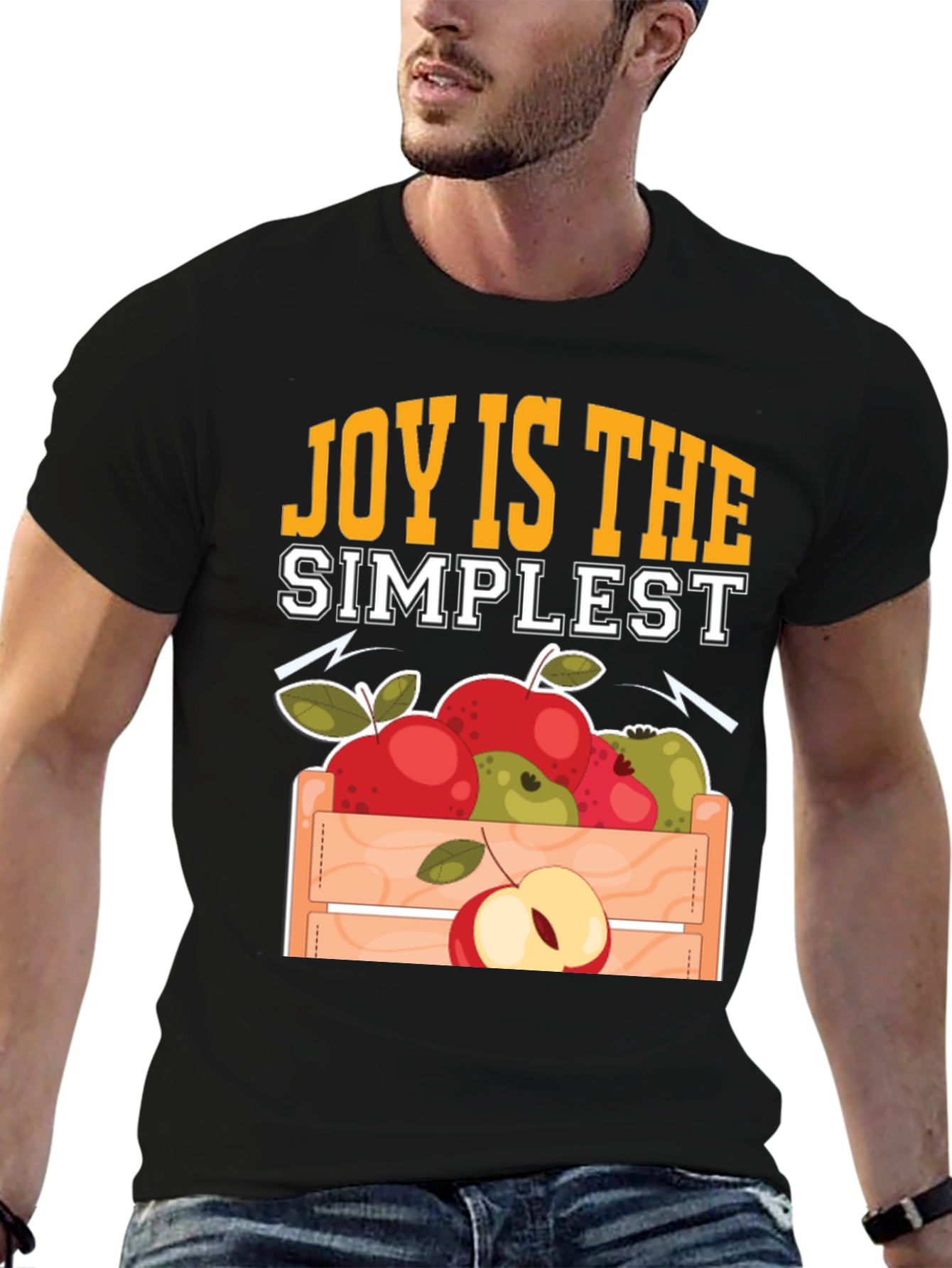 Black Joy Is The Simplest Apple Crate T-Shirt view 6