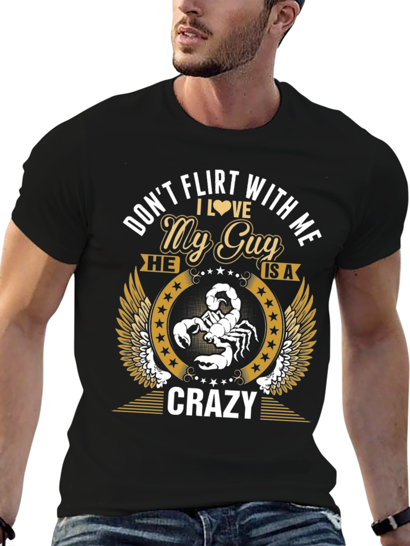 Black Don't Flirt With Me - Graphic Tee view 6