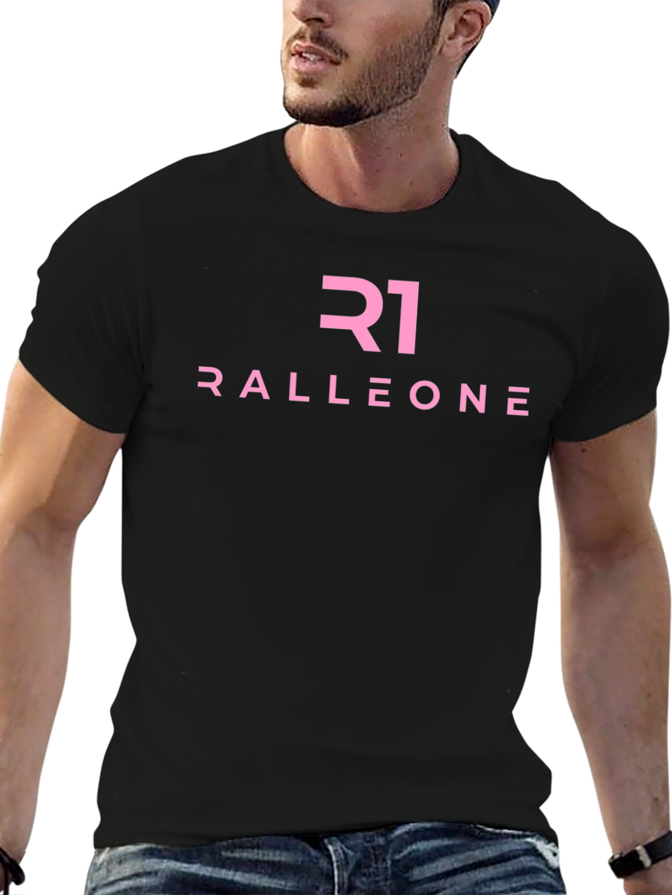 Black Ralleone Black T-Shirt view 6