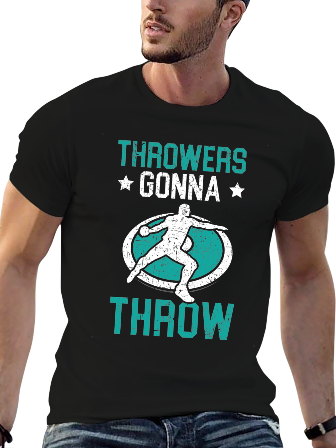 Black Throwers Gonna Throw T-Shirt view 6