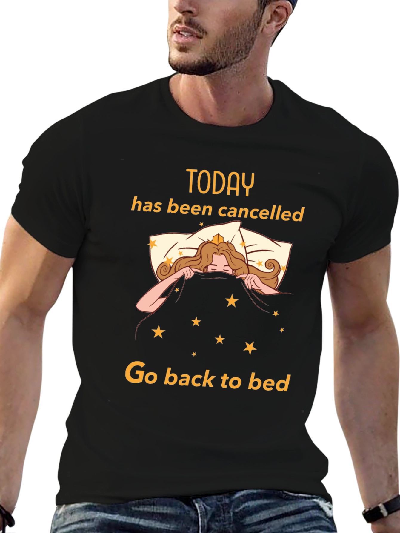 Black Today Cancelled Black T-Shirt view 6