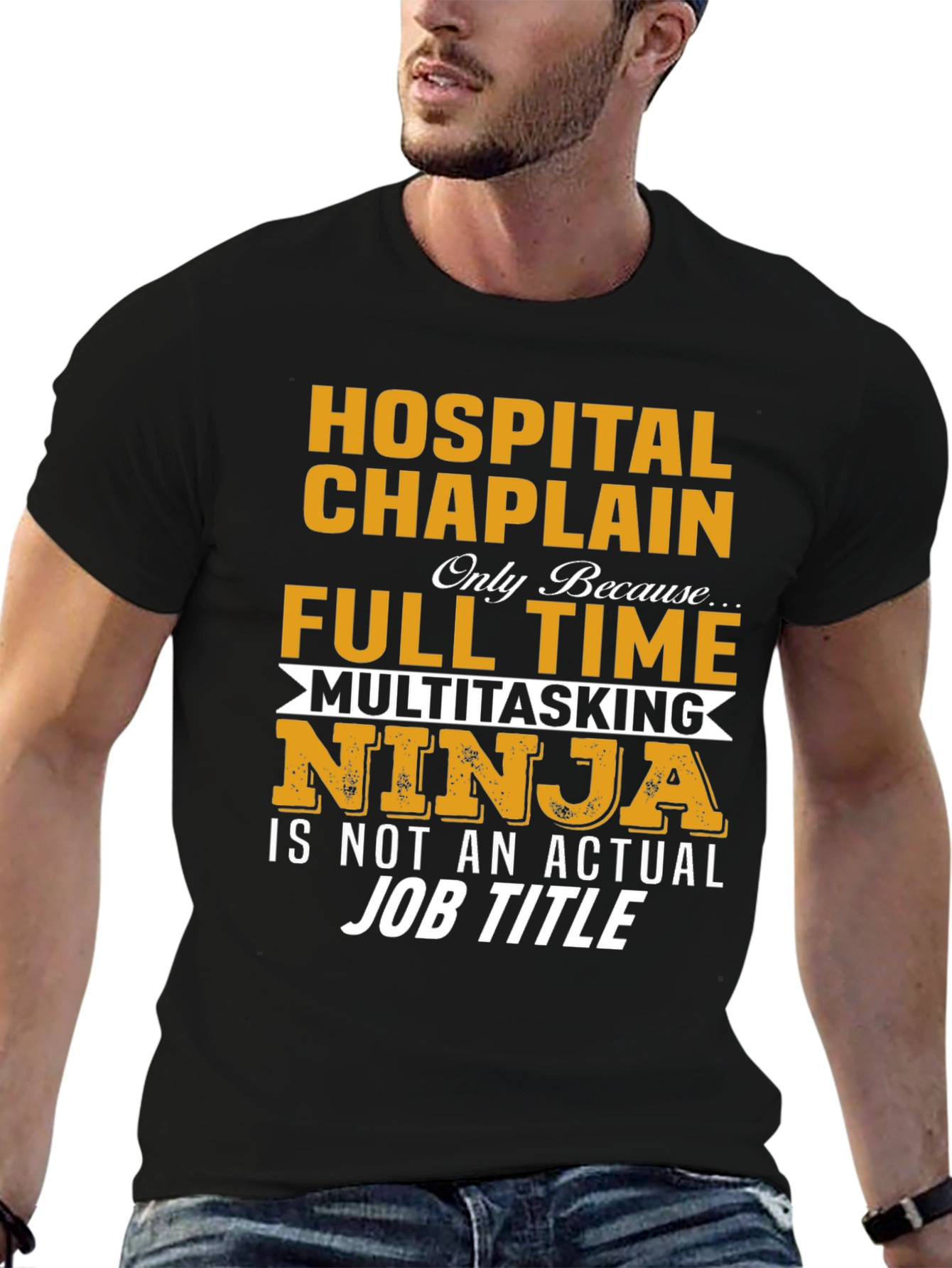 Hospital Chaplain T-Shirt - Multitasking Ninja - 6