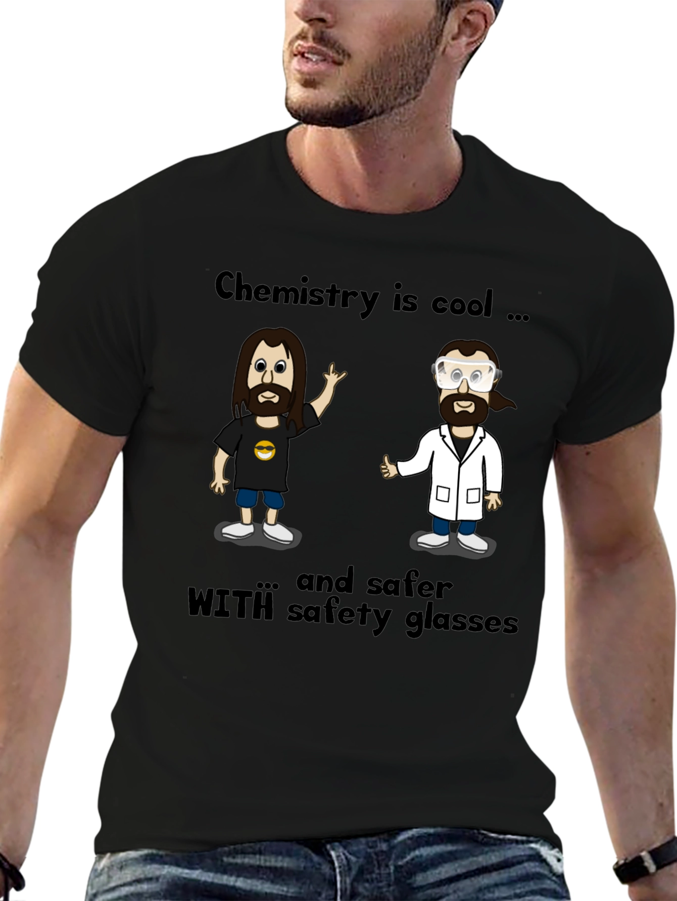 Black Chemistry is Cool T-Shirt view 6