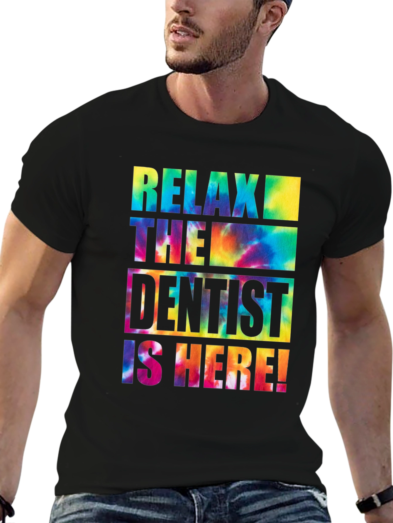 Black Relax, The Dentist Is Here! T-Shirt view 6