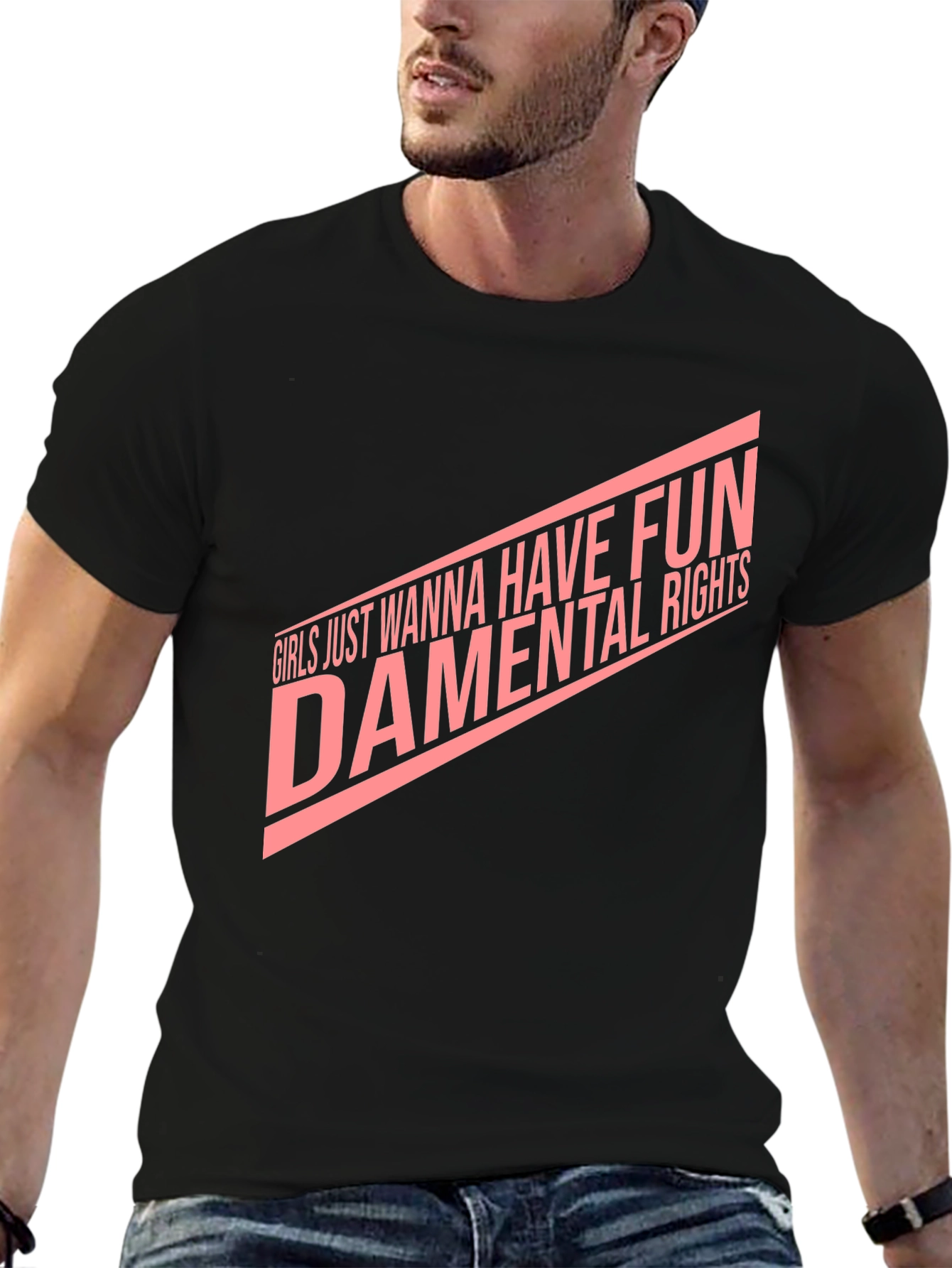Black Girls Just Wanna Have Fun-damental Rights T-Shirt view 6
