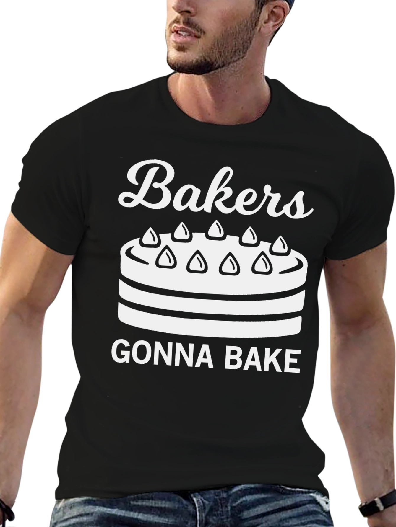 Black Bakers Gonna Bake T-Shirt - Funny Baking Tee view 6