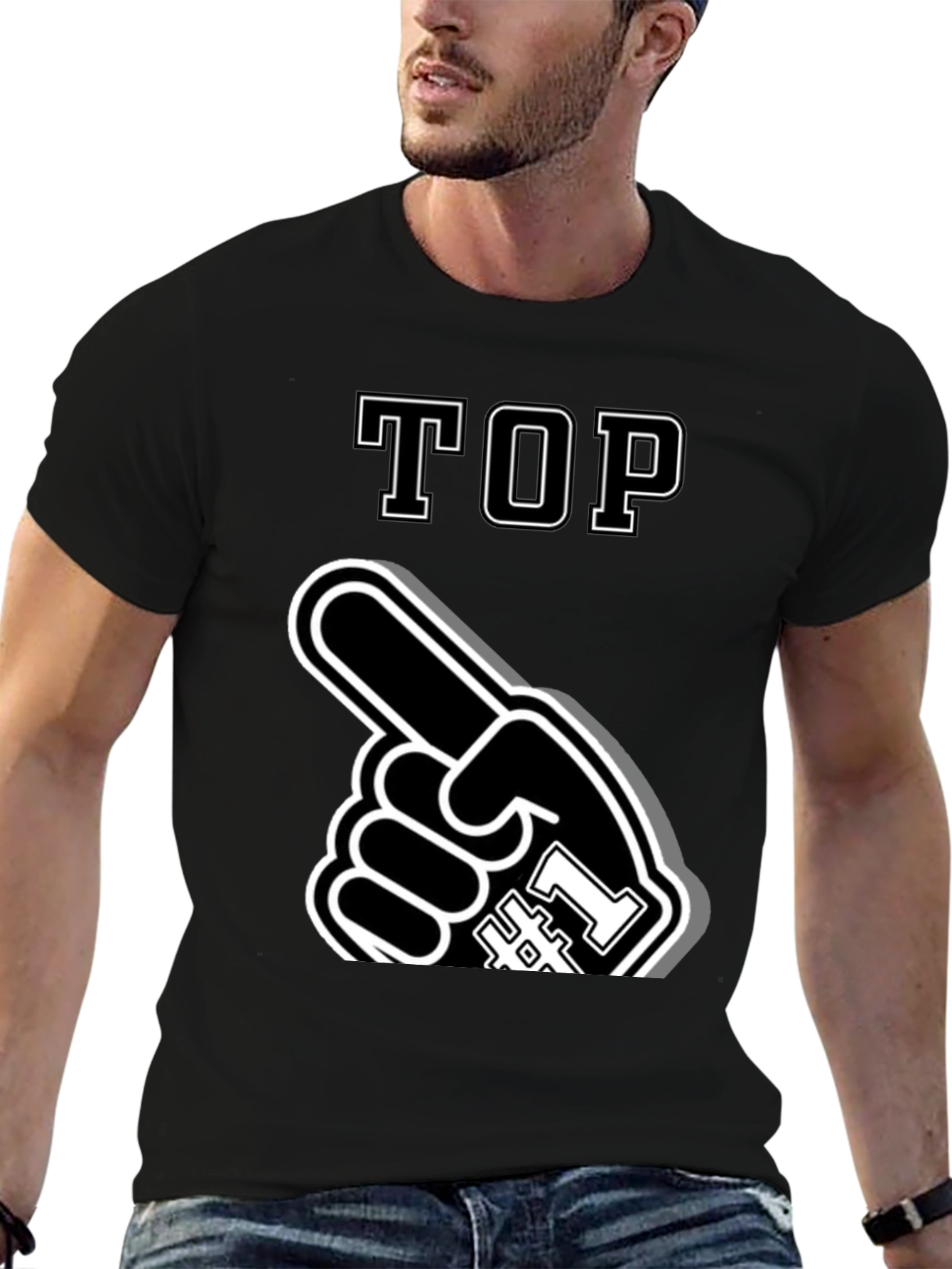 Black Top #1 Fan T-Shirt - Novelty Apparel view 6