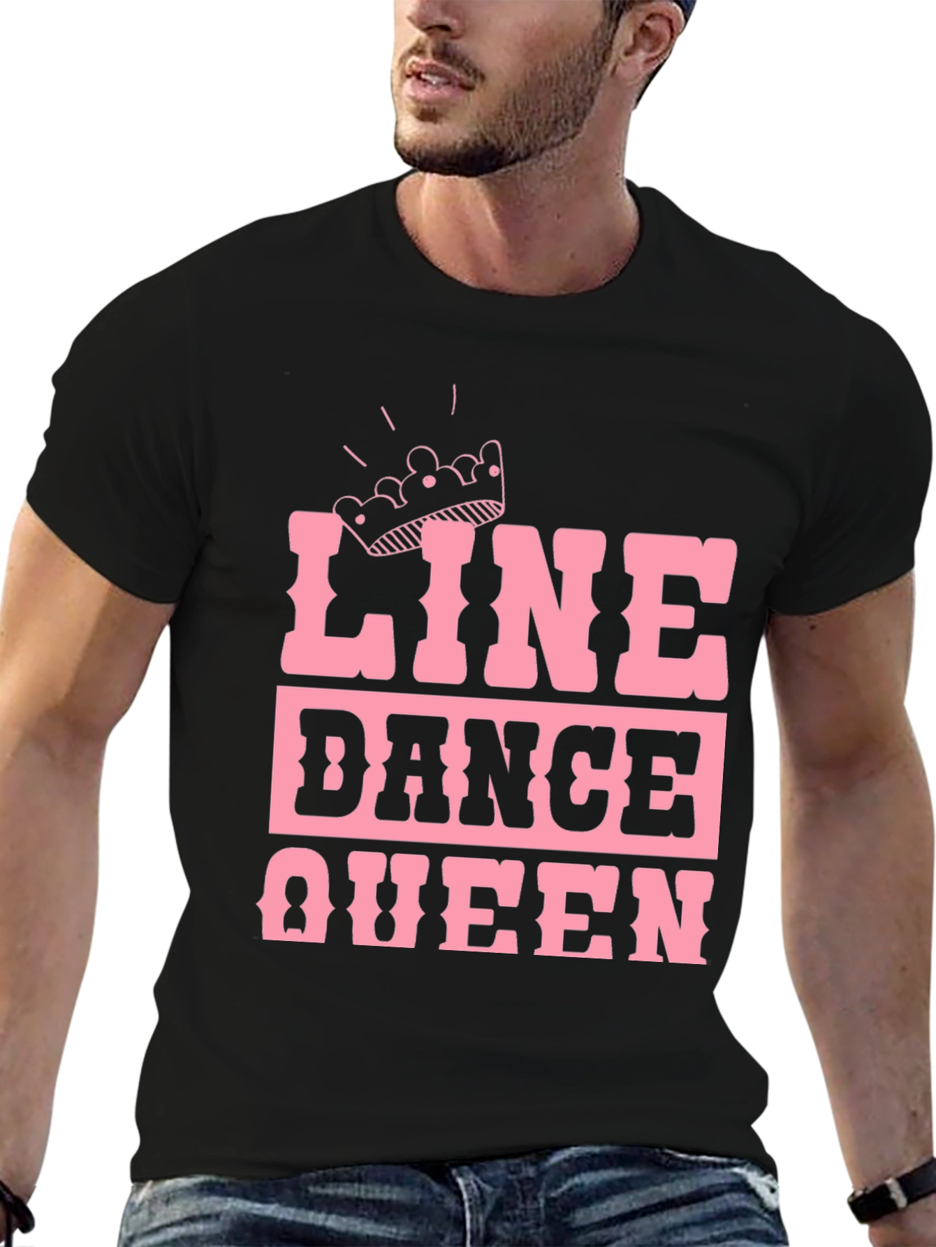 Black Line Dance Queen T-Shirt view 6