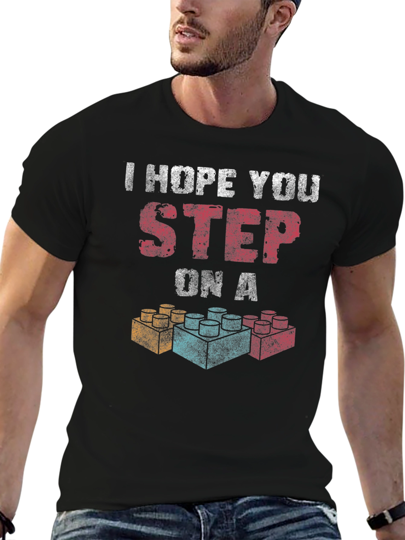 Black Step On A Brick T-Shirt view 6