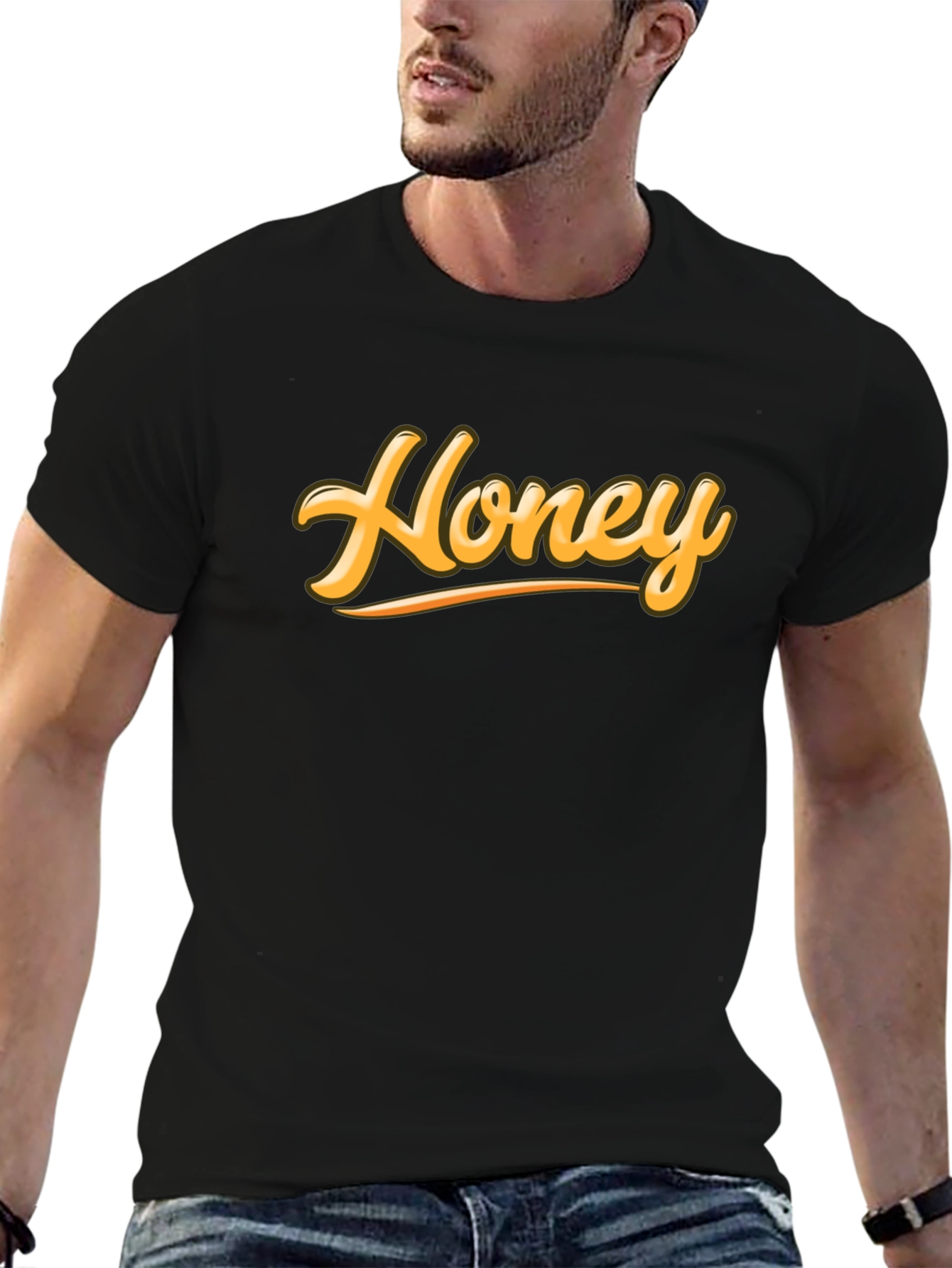 Black Honey Graphic Tee - Sweet Style view 6