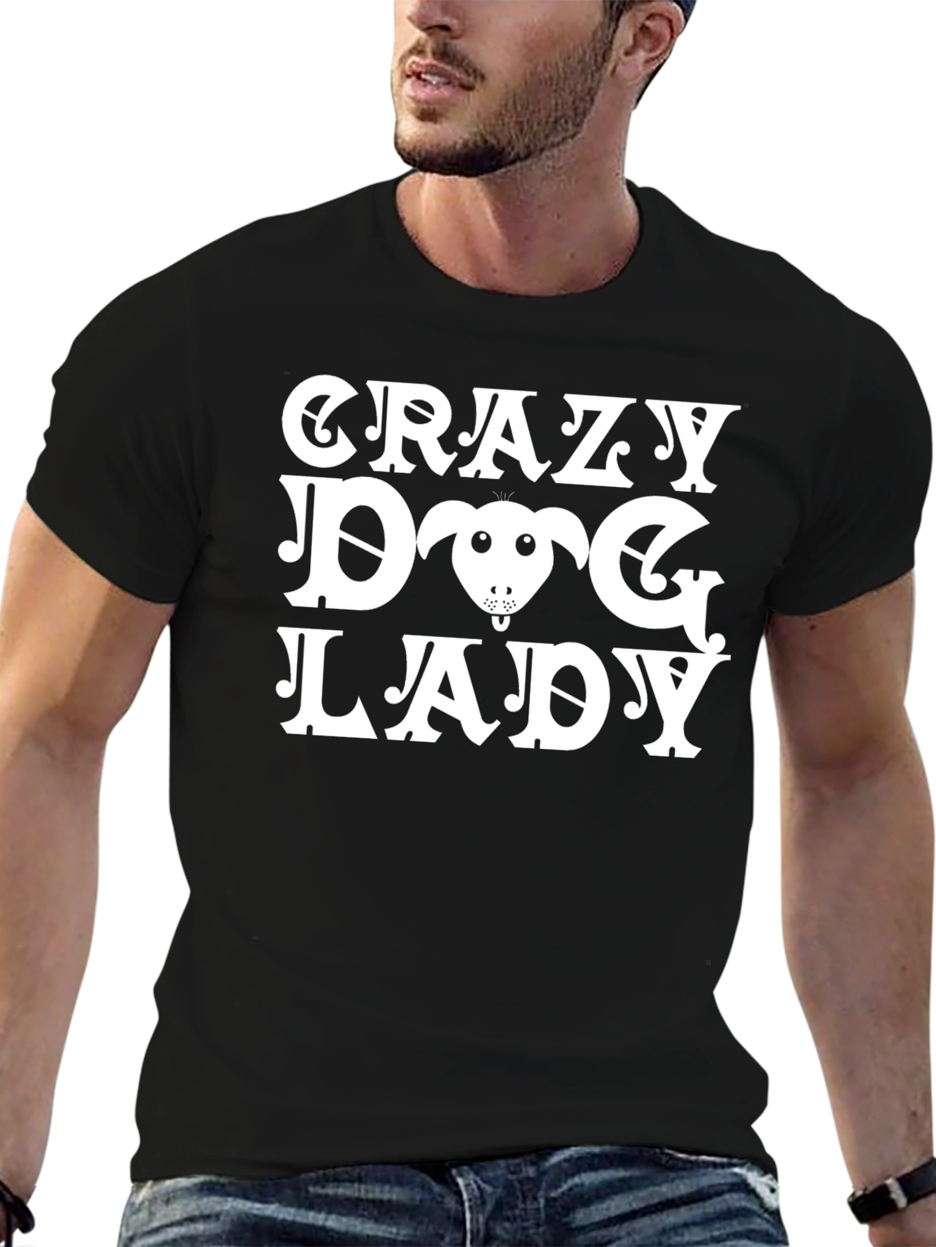 Crazy Dog Lady Graphic Tee - 6