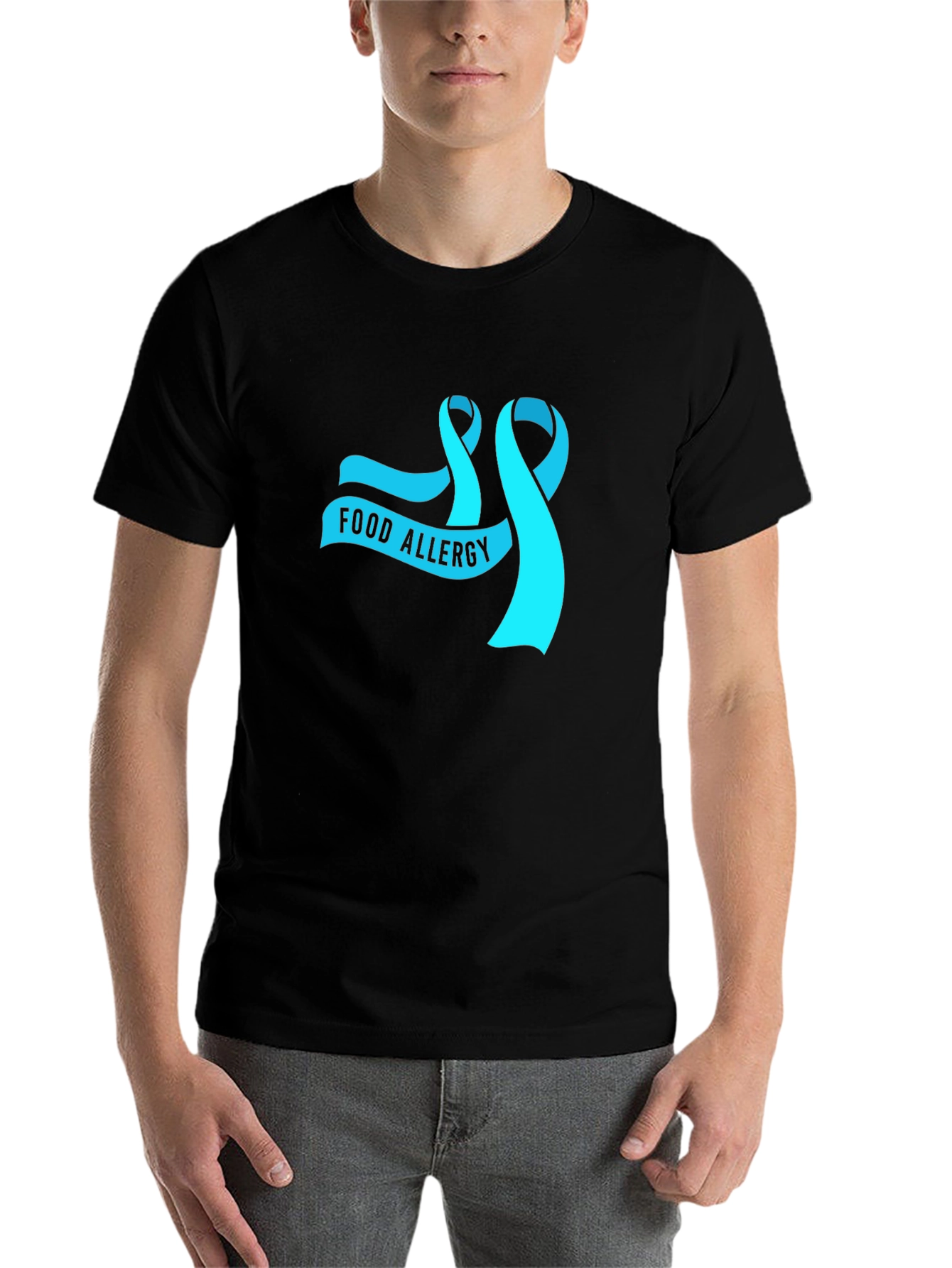 Food Allergy Awareness Ribbon T-Shirt - 7