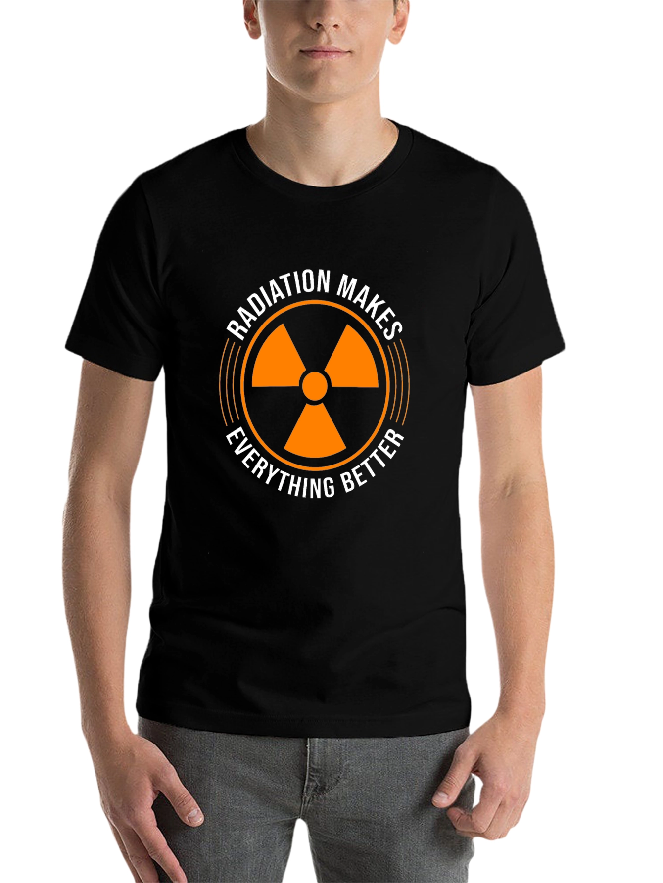 Black Radiation Makes Everything Better T-Shirt view 7