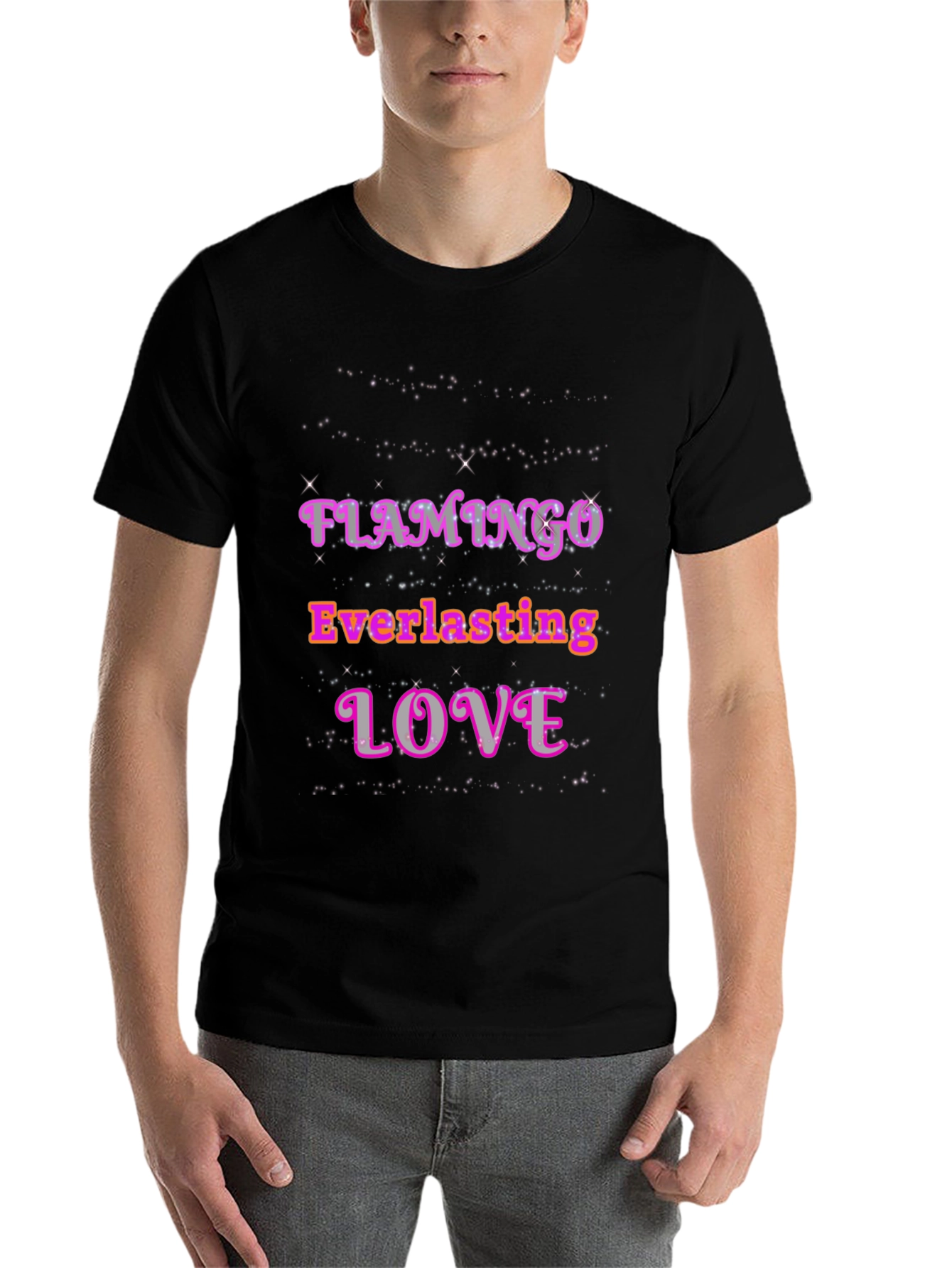 Black Flamingo Everlasting Love Graphic Tee view 7