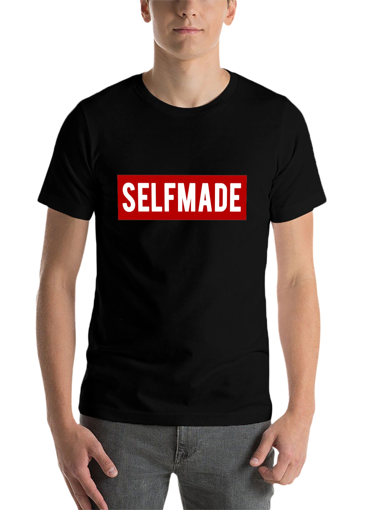 Black Selfmade Graphic T-Shirt - Black view 7