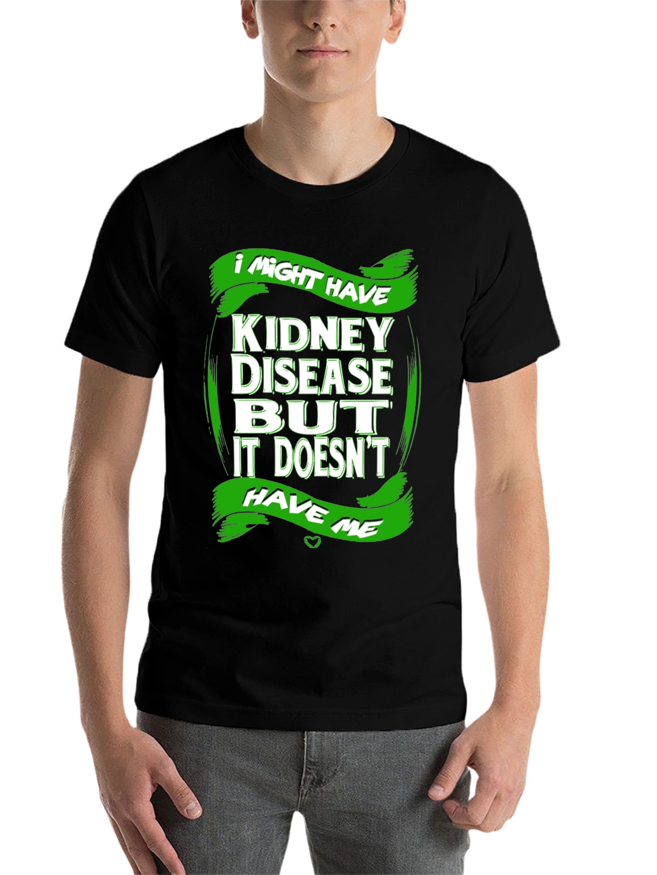 Black Kidney Disease Awareness T-Shirt - I Might Have view 7