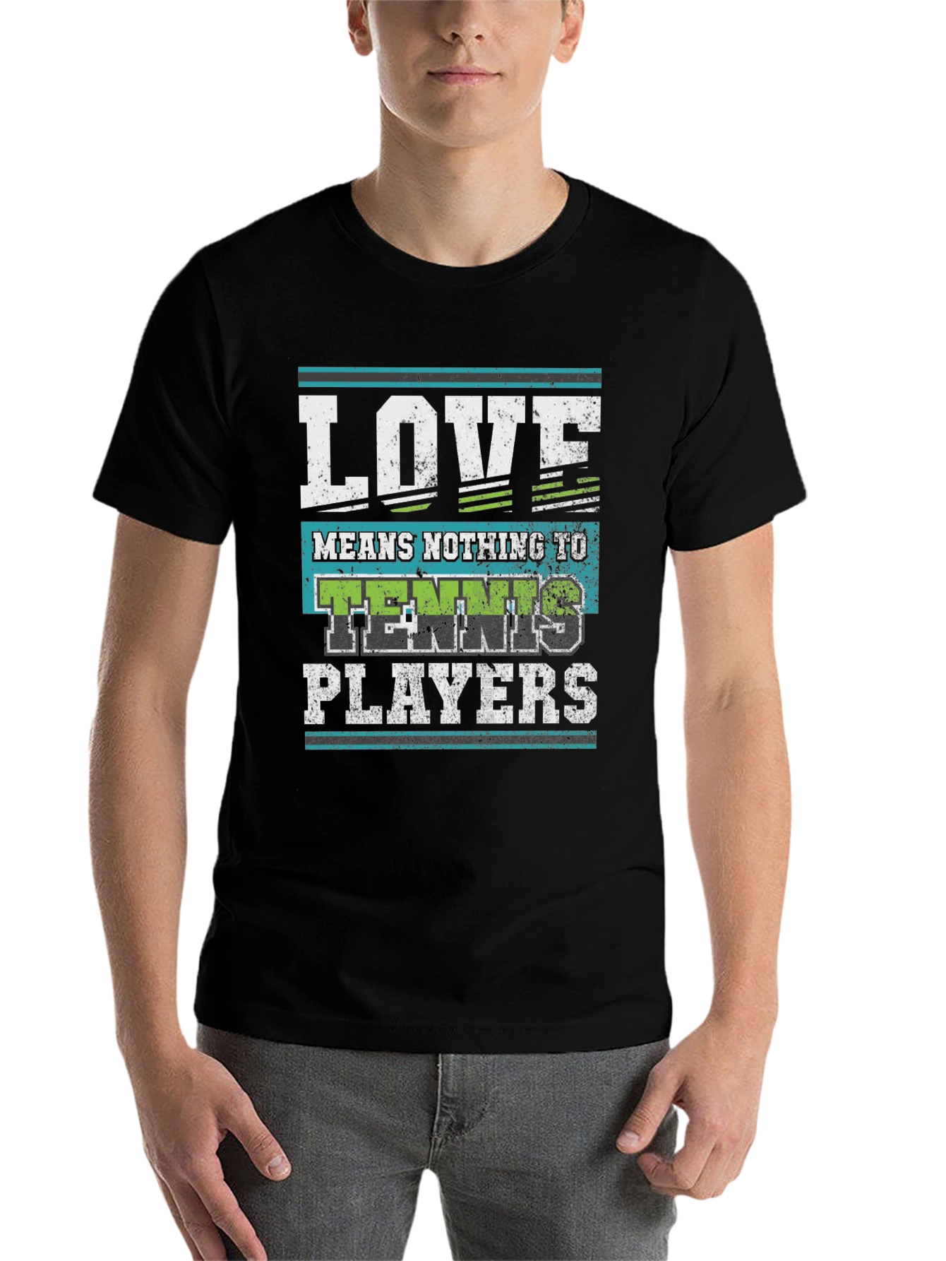 Black Love Means Nothing to Tennis Players T-Shirt view 7