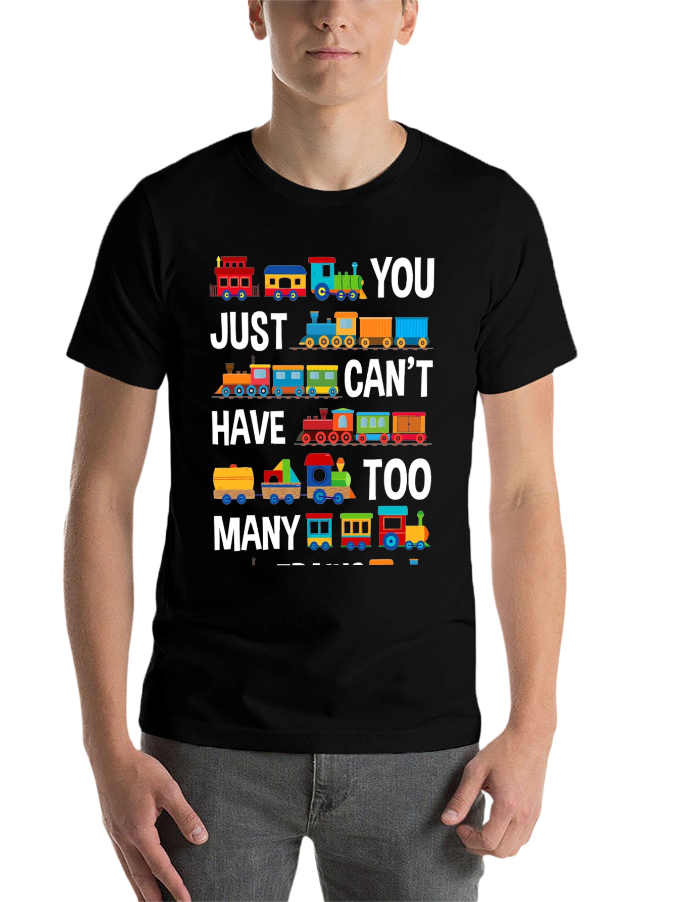 Black Train T-Shirt: You Can't Have Too Many Trains! view 7