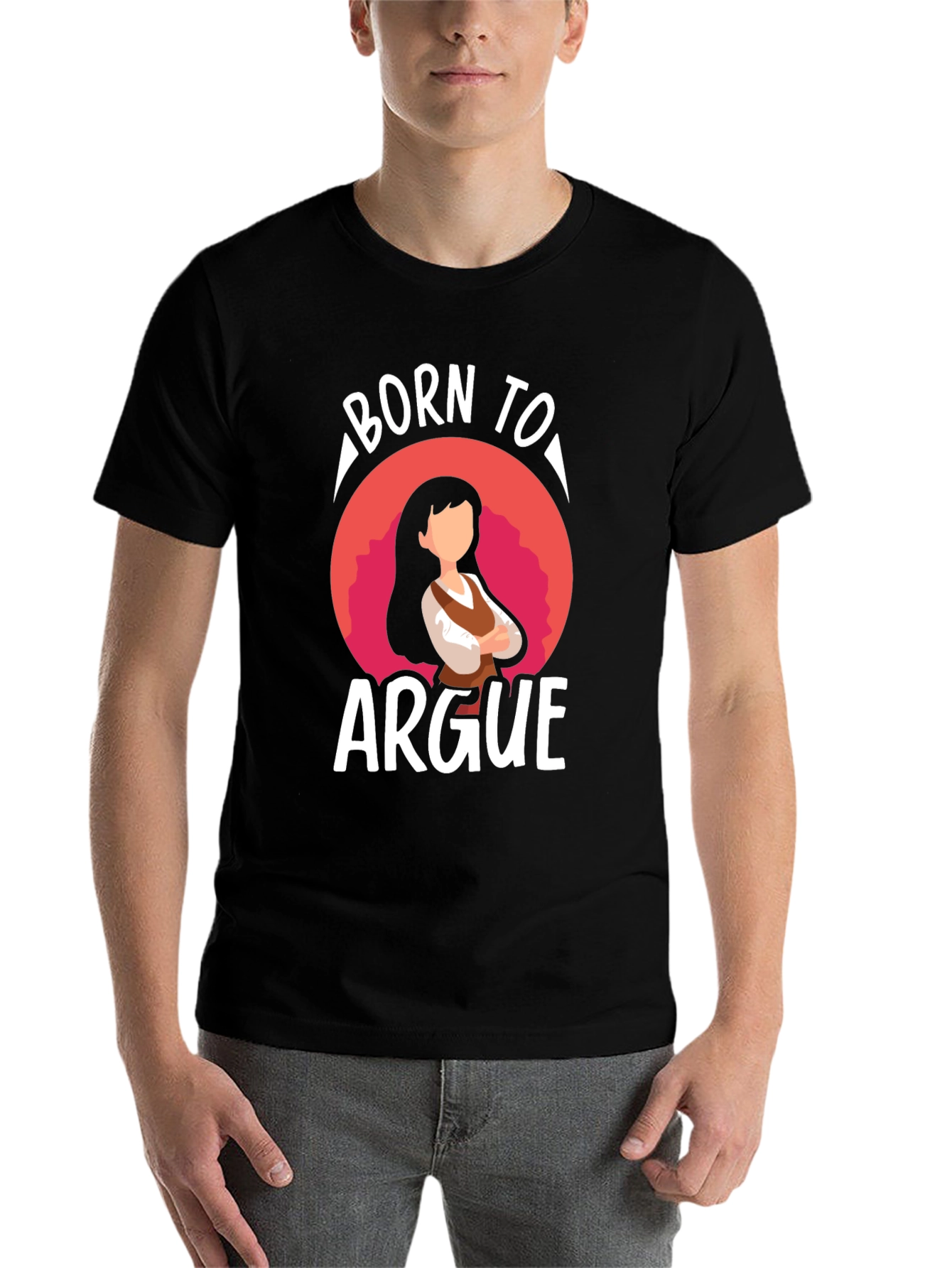Born To Argue T-Shirt - Funny Debater Tee - 7