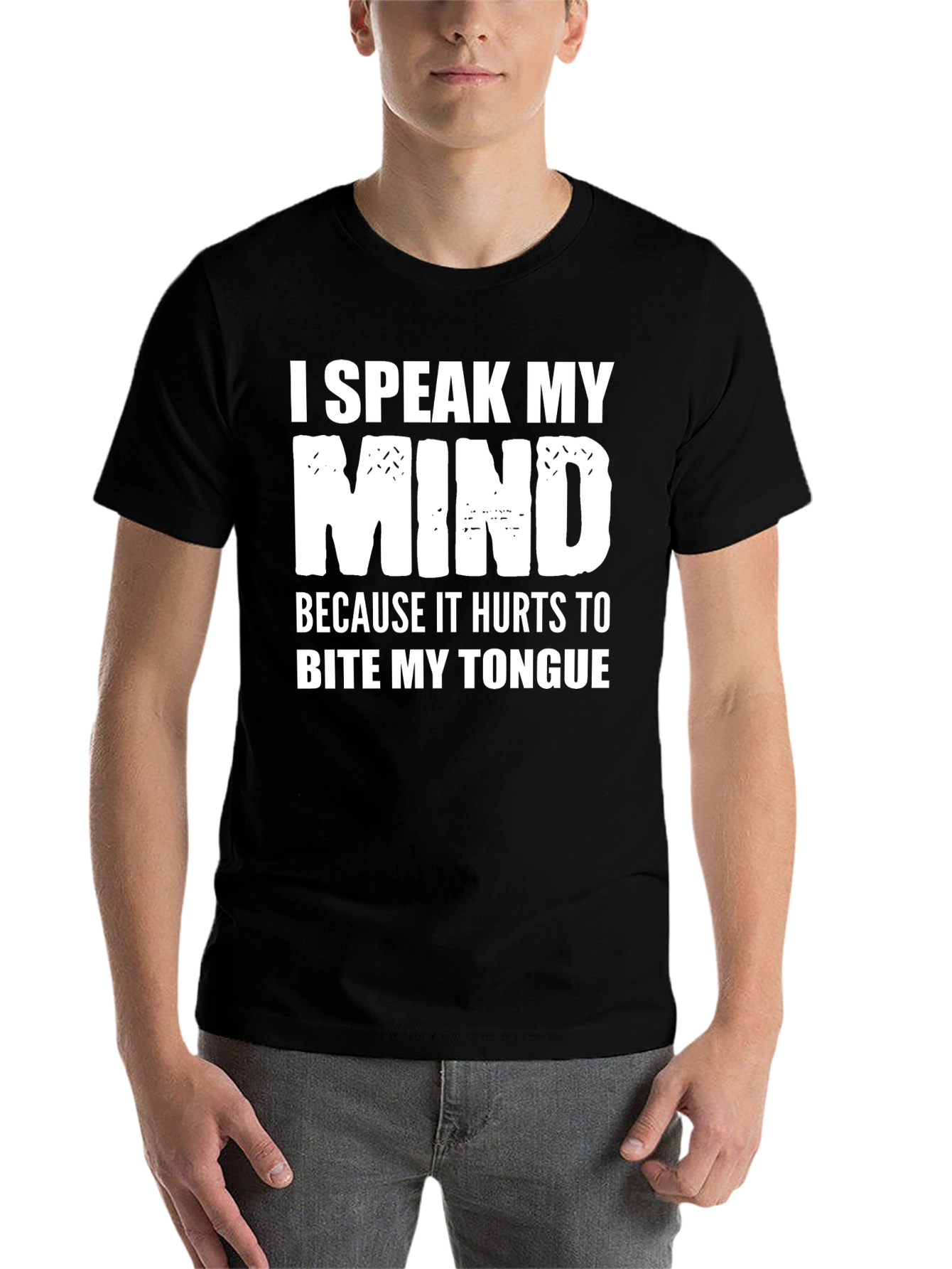 Black Speak My Mind Black Tee view 7