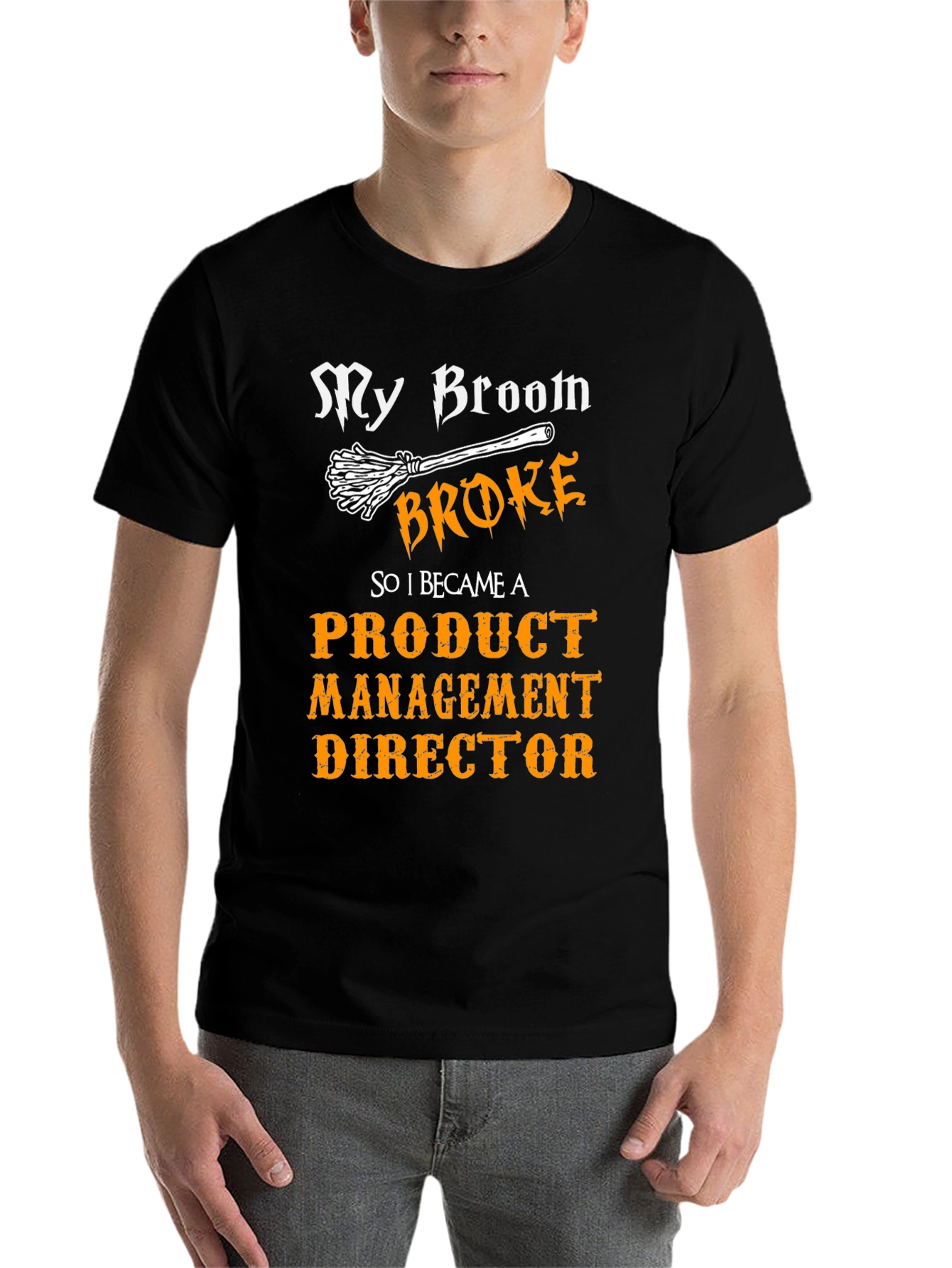 Black Funny Product Management Director T-Shirt view 7
