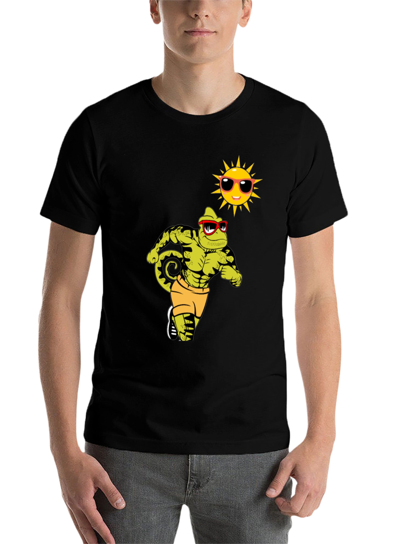 Black Turtle Power Graphic Tee view 7