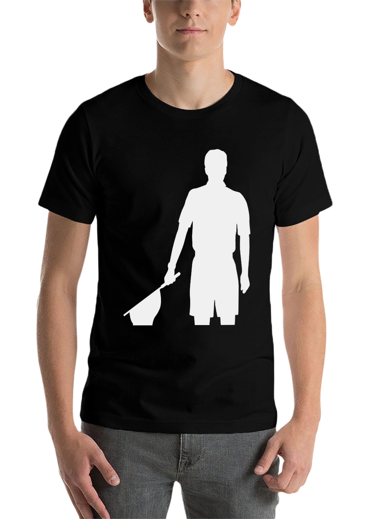 Black Referee T-Shirt - Black Graphic Tee view 7