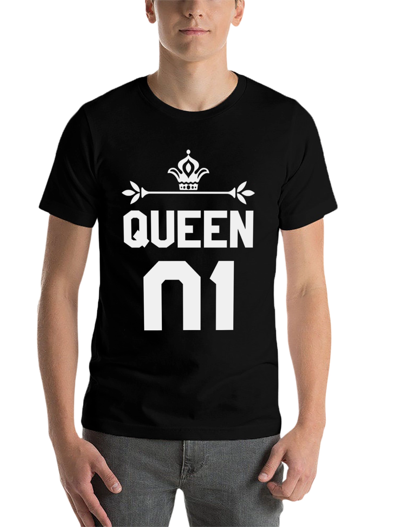 Black Queen N1 T-Shirt - Graphic Tee - Gift view 7