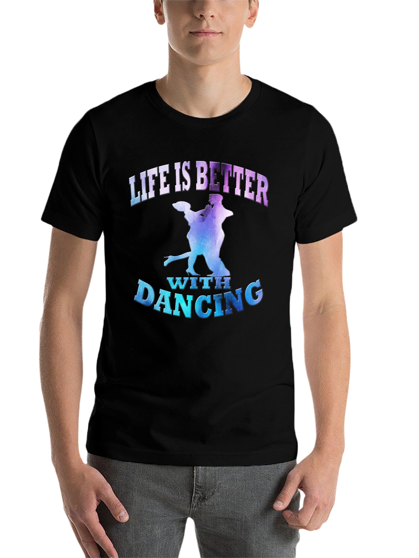 Black Life is Better with Dancing Graphic Tee view 7