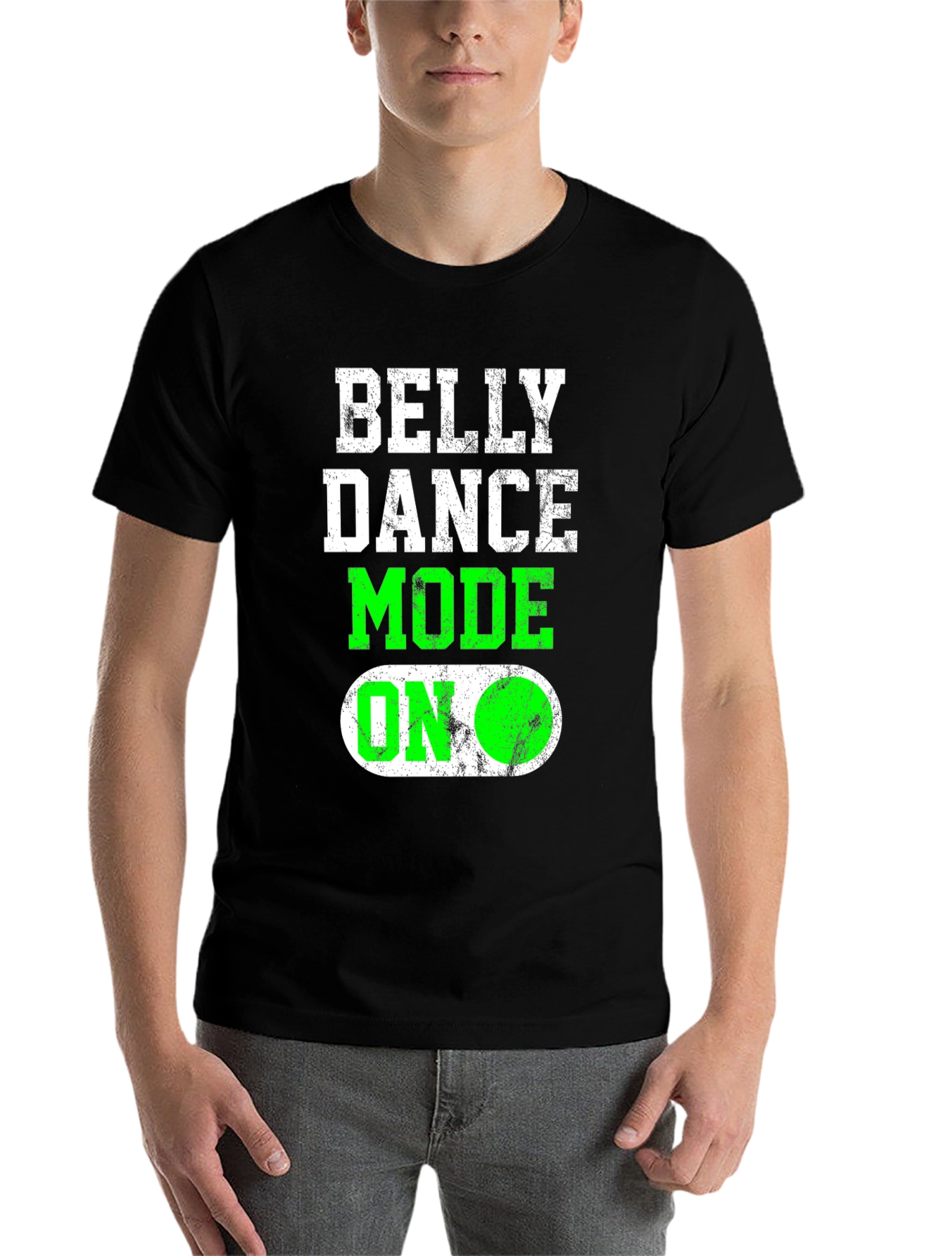 Black Belly Dance Mode On T-Shirt Funny Gift view 7