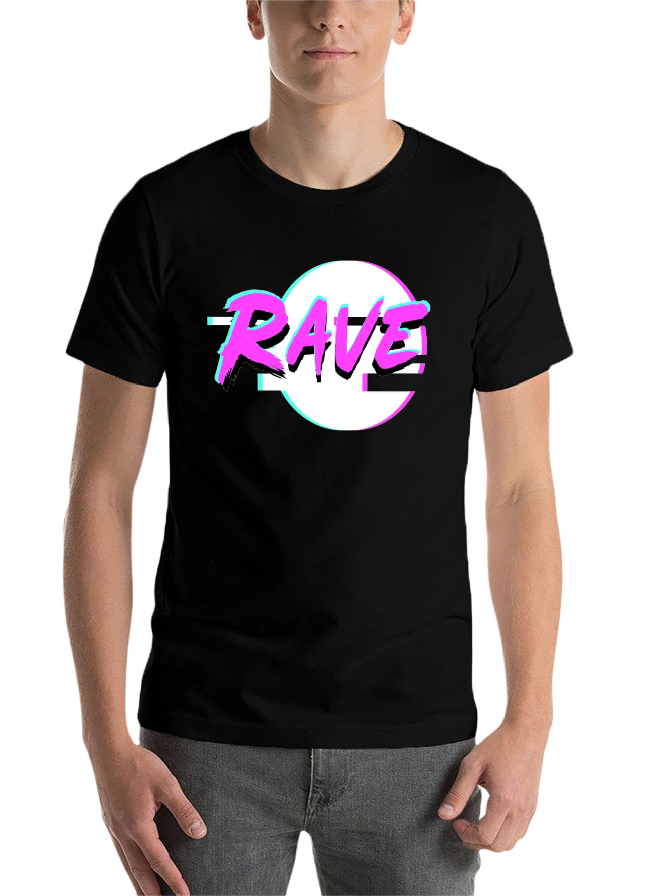 Rave Retro T-Shirt - 80s Neon Design - 7