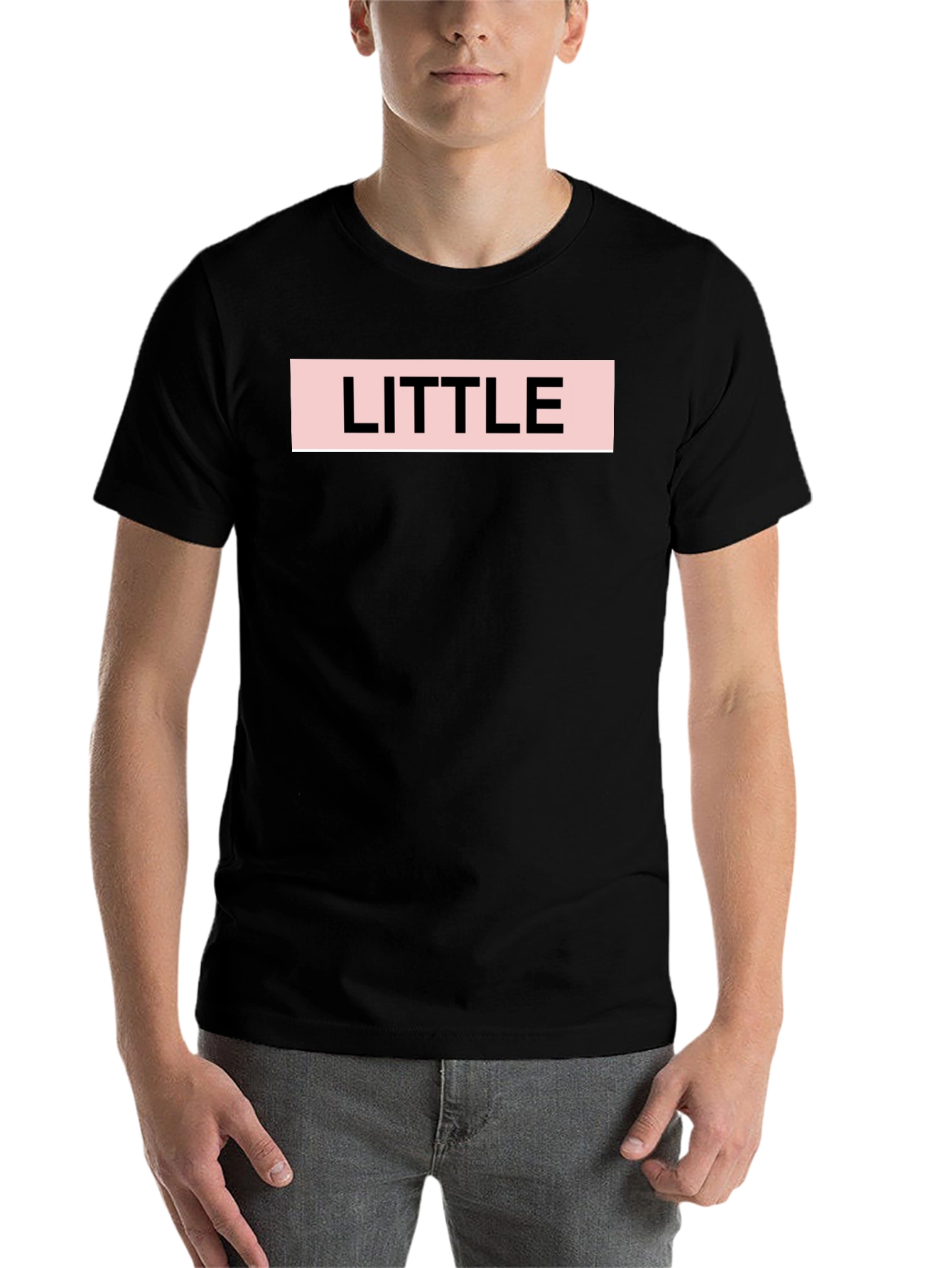 Little Black Crew Neck T-Shirt - 7