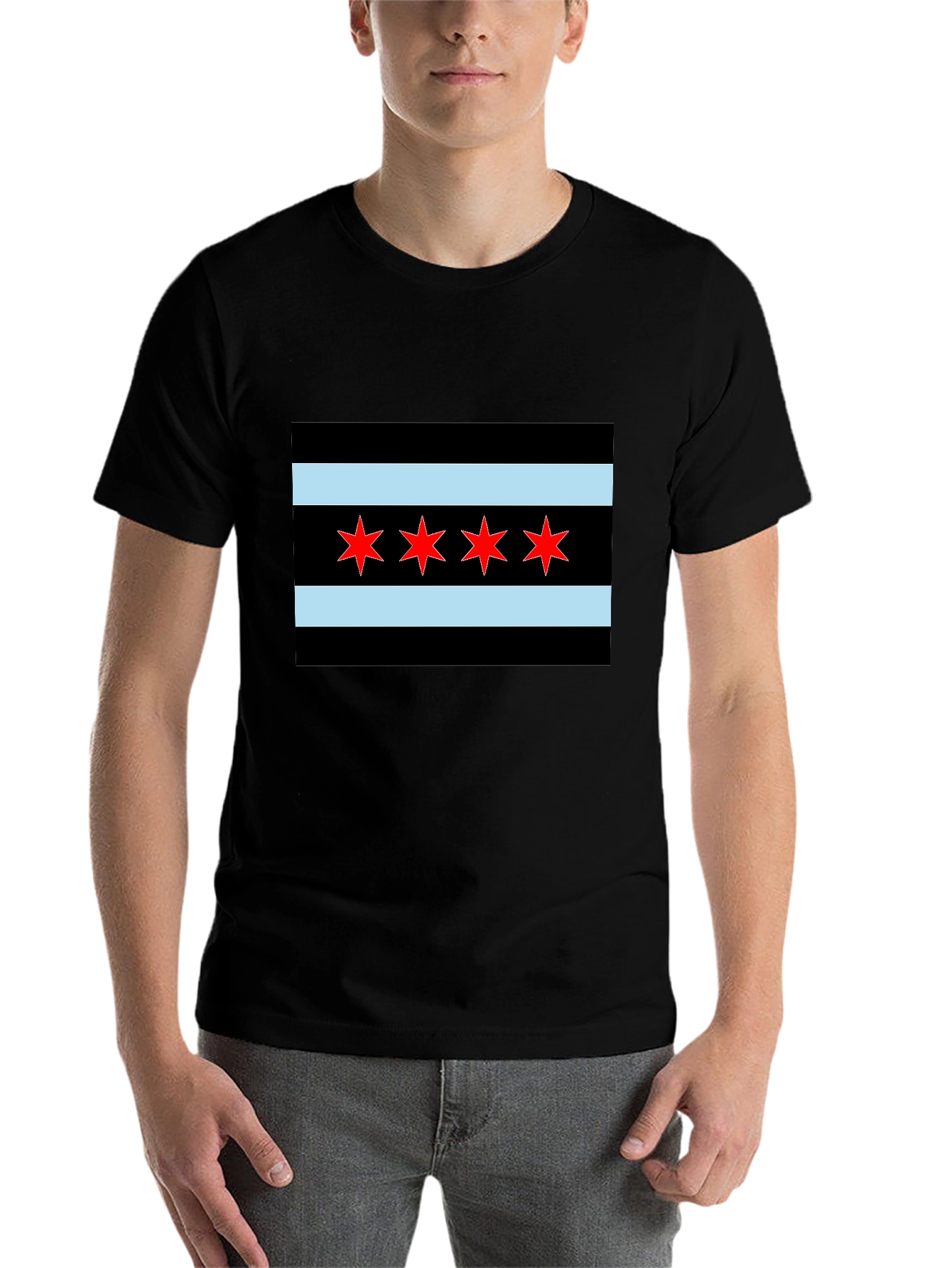 Chicago Flag Graphic T-Shirt - 7