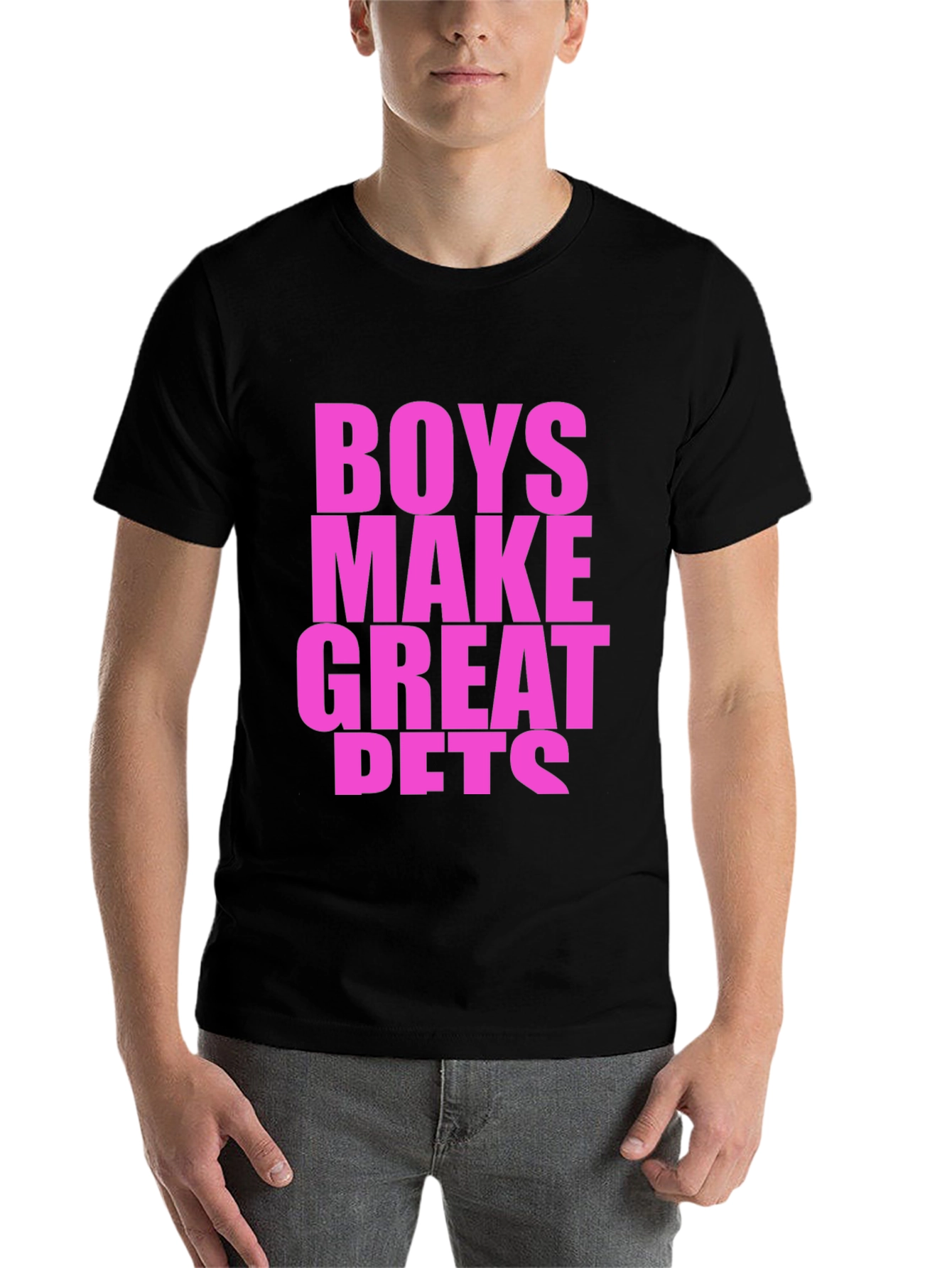 Black Boys Make Great Pets Graphic Tee view 7