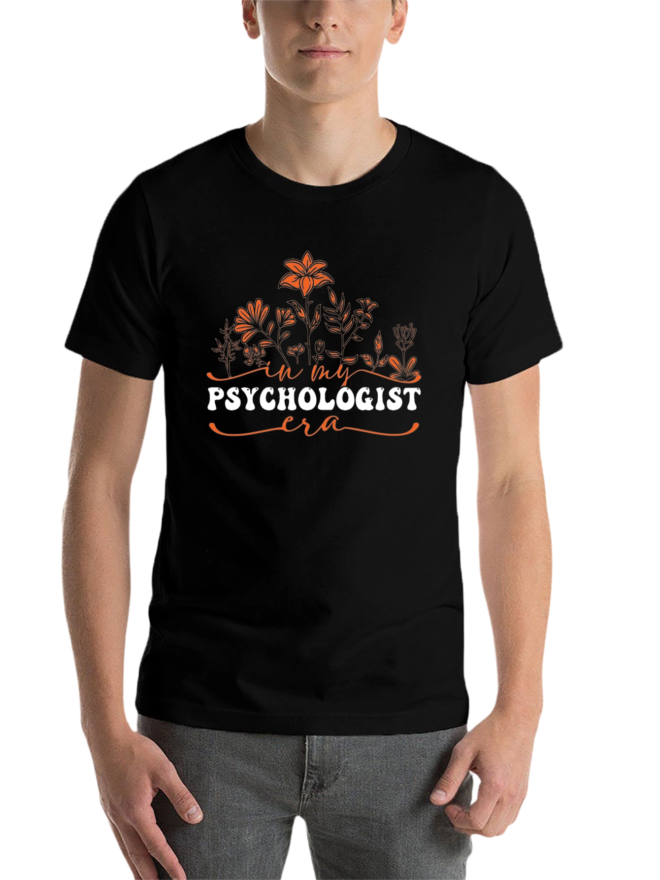 Black In My Psychologist Era T-Shirt view 7