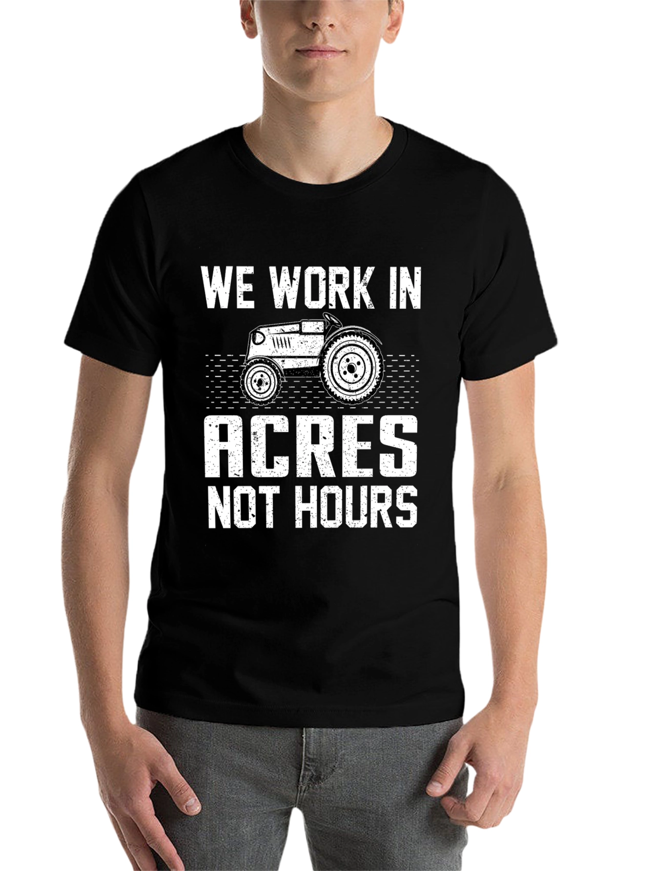 Black Farmer's Work Ethic Black T-Shirt view 7