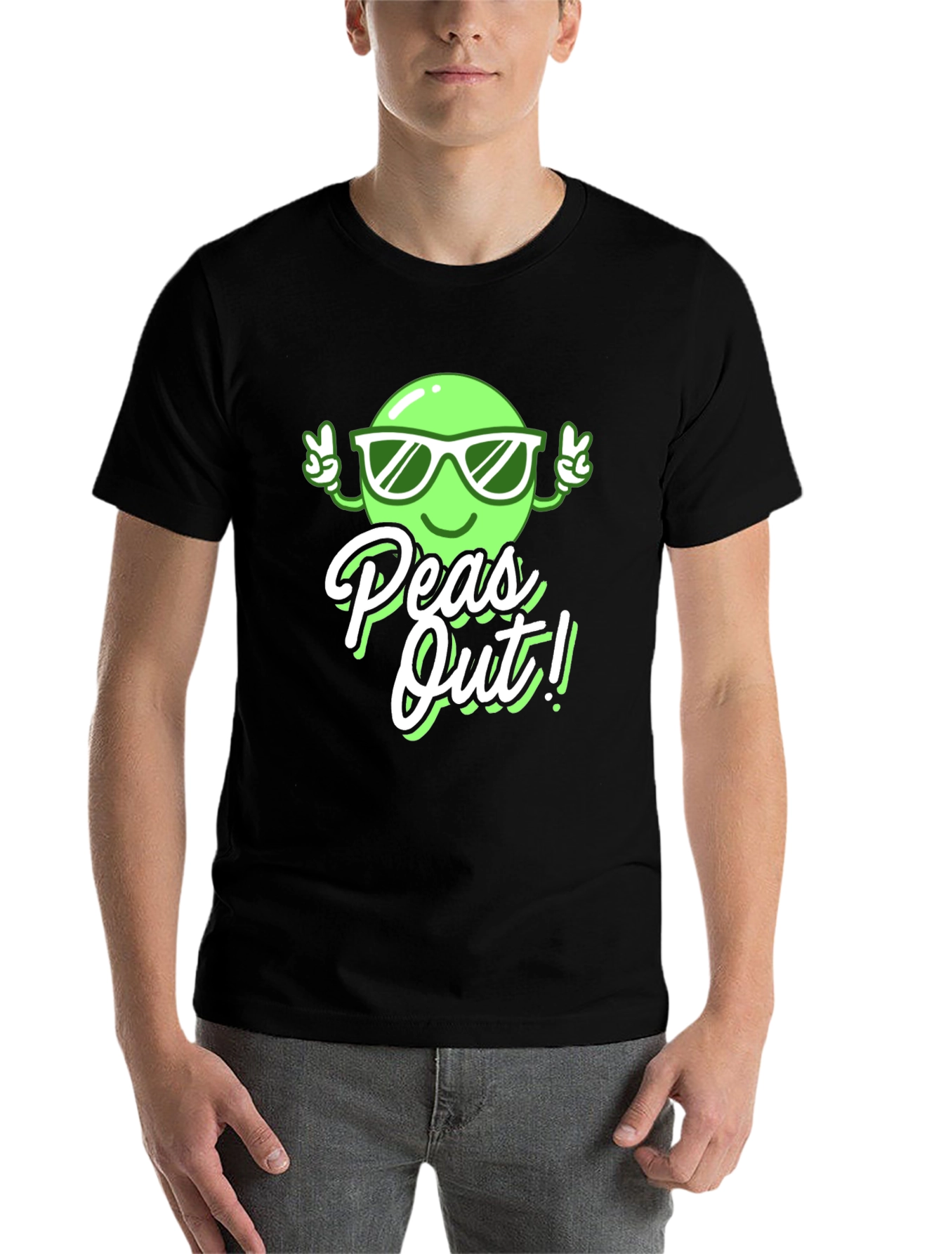 Black Peas Out! Graphic Tee - Cool & Comfy view 7