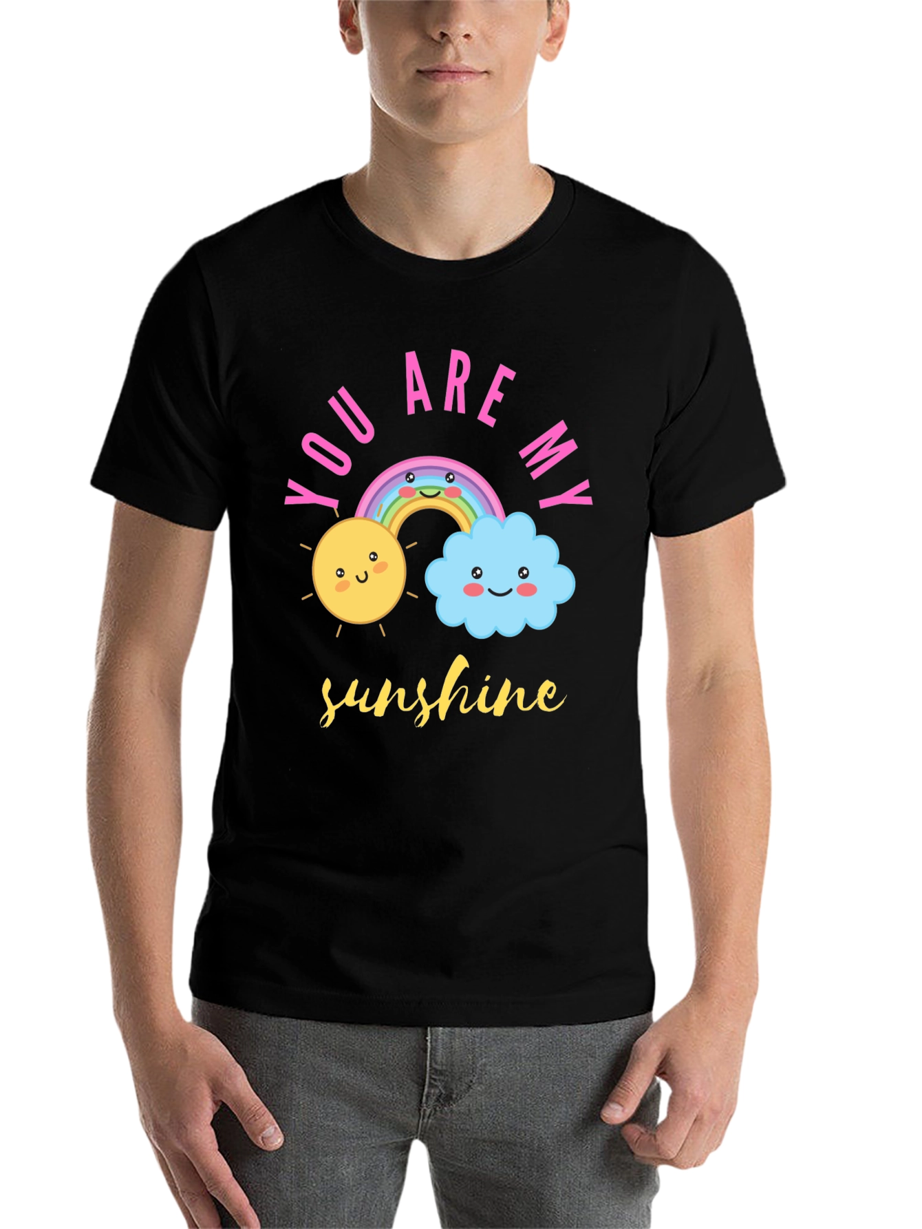 Black You Are My Sunshine Graphic Tee view 7