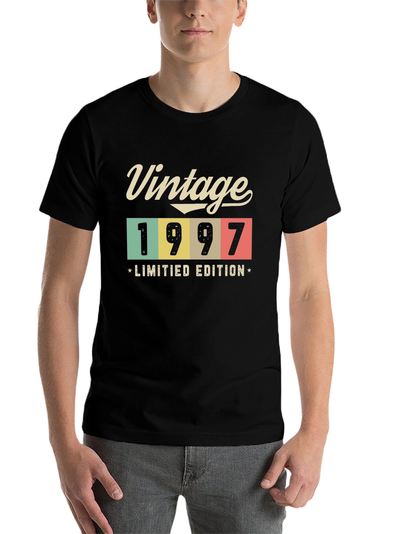 Black Vintage 1997 Limited Edition Graphic T-Shirt view 7