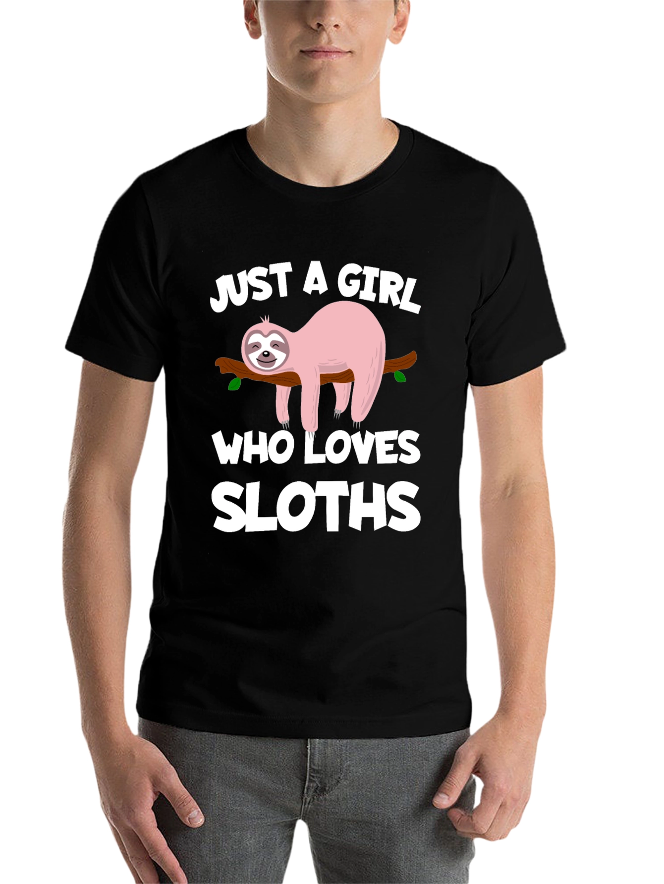 Just a Girl Who Loves Sloths T-Shirt - 7