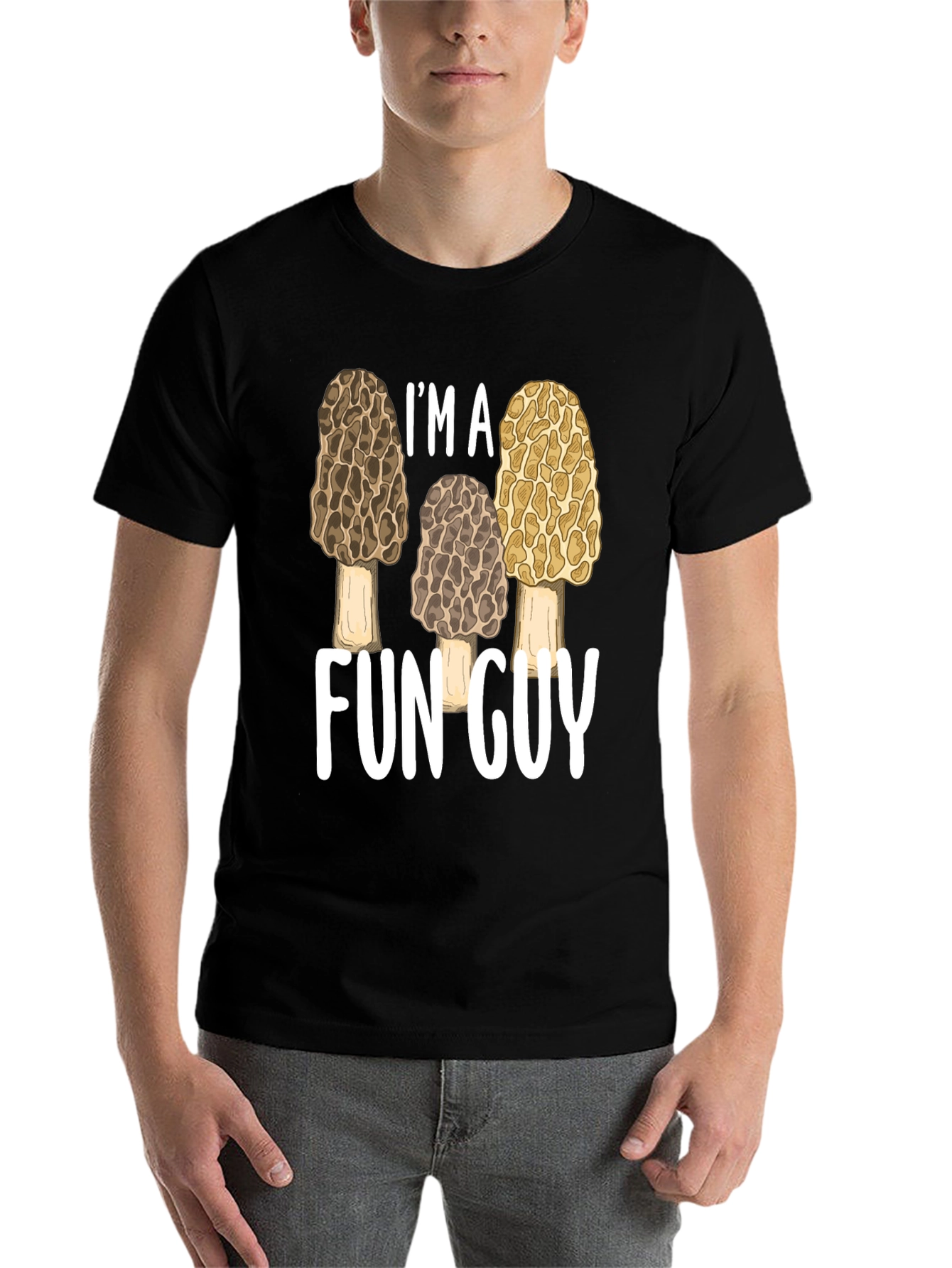 Black Fun Guy Graphic Tee view 7