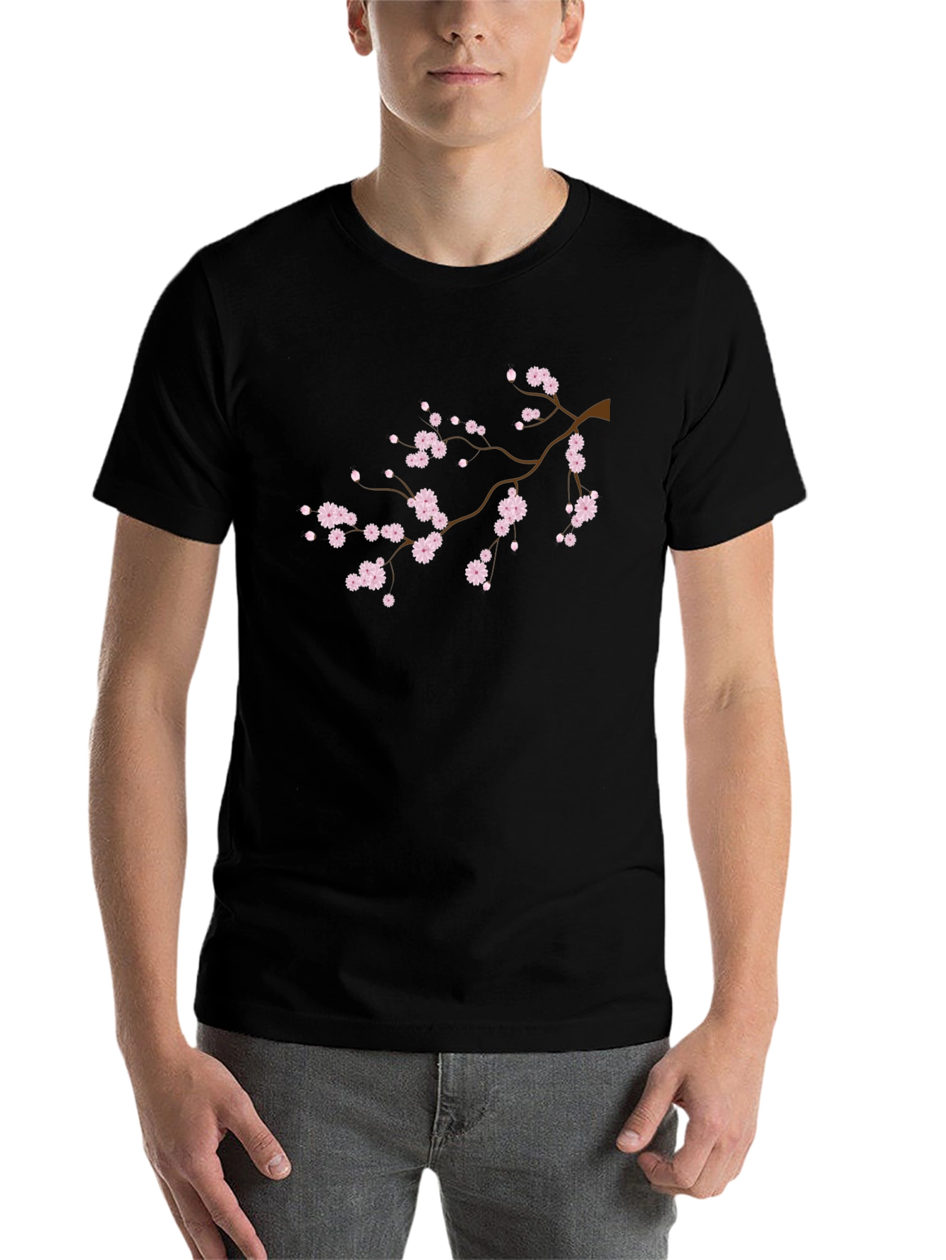 Black Cherry Blossom T-Shirt view 7