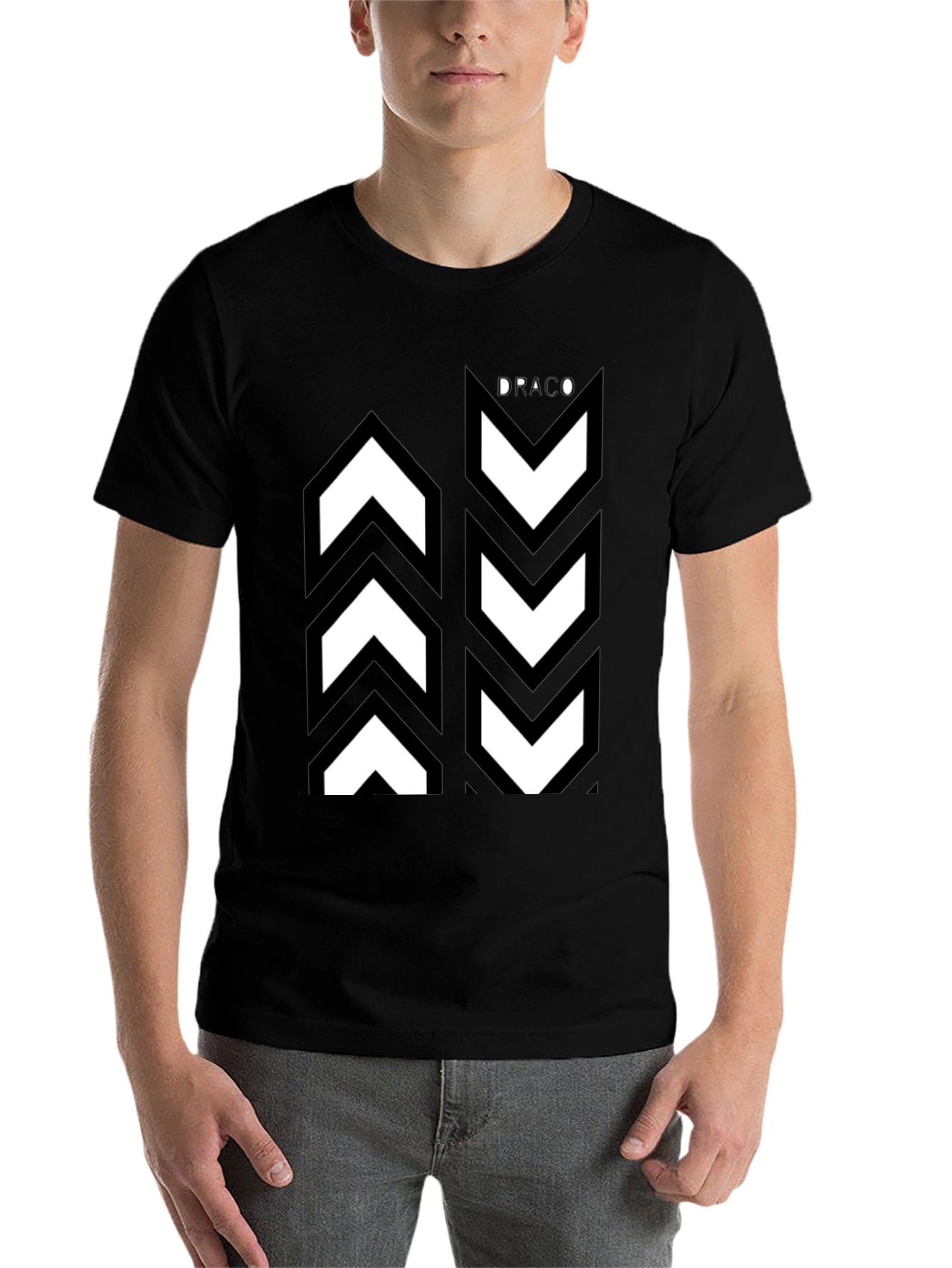 Draco Graphic Tee - Stylish Black Casual Shirt - 7