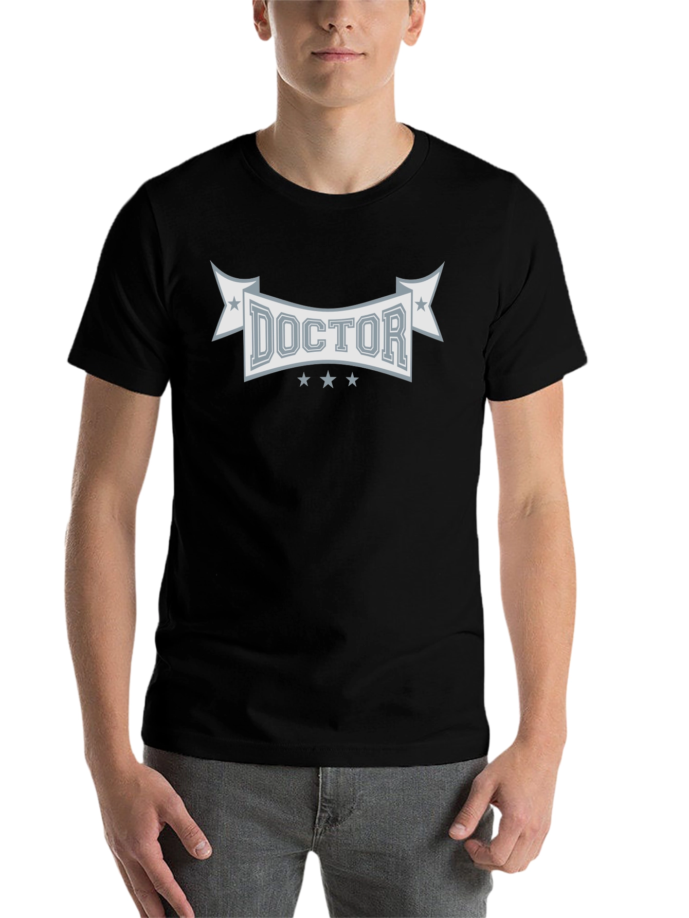 Black Doctor Graphic Tee - Black Cotton Blend view 7