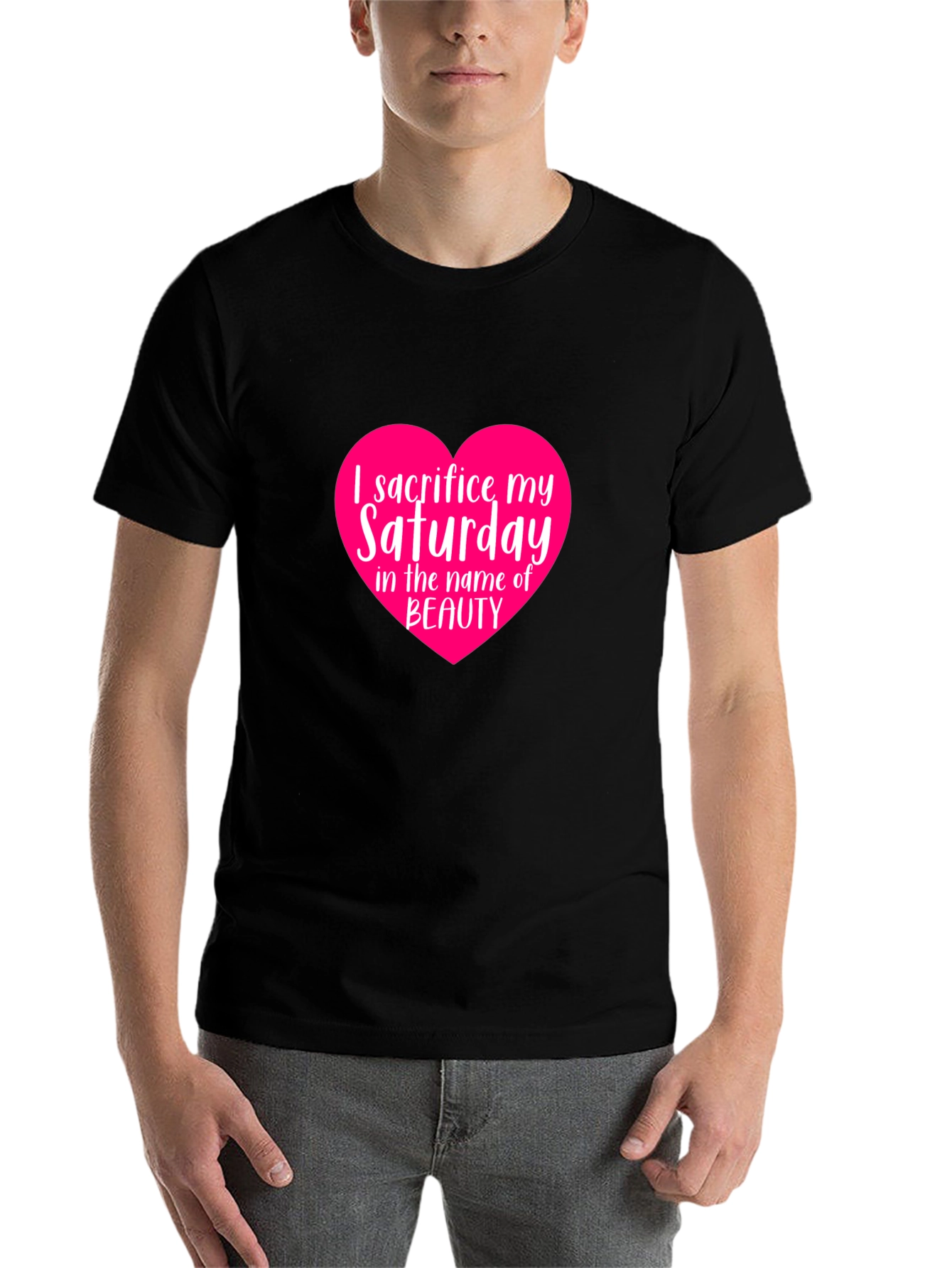 Black Sacrifice Saturday Beauty T-Shirt view 7